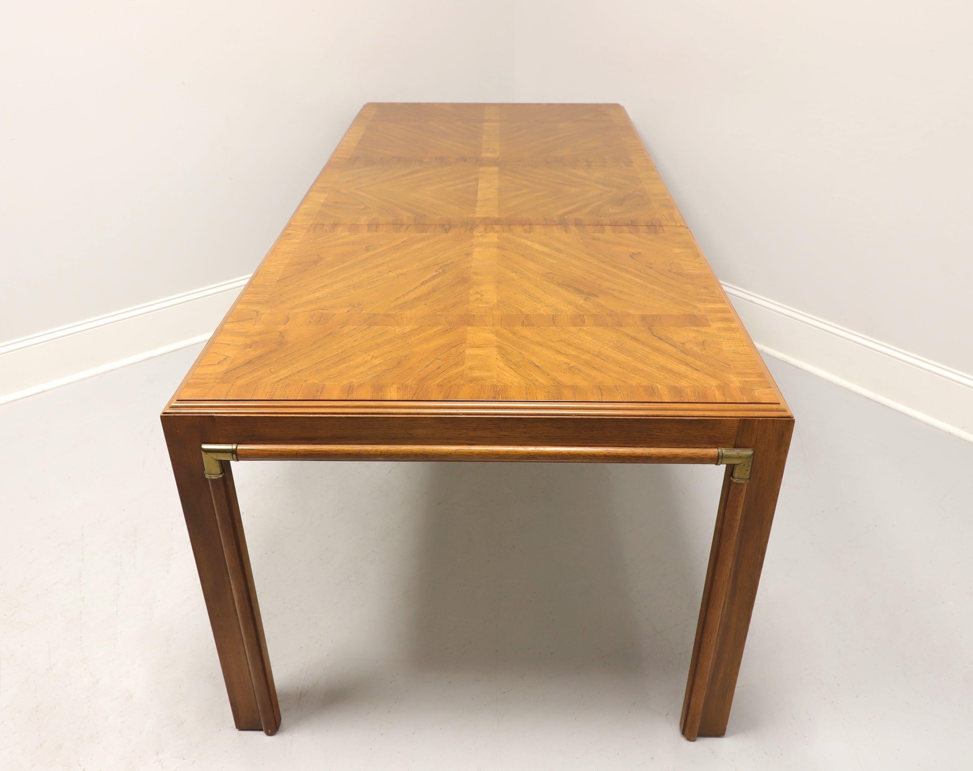 American DREXEL Accolade Campaign Style Rectangular Dining Table