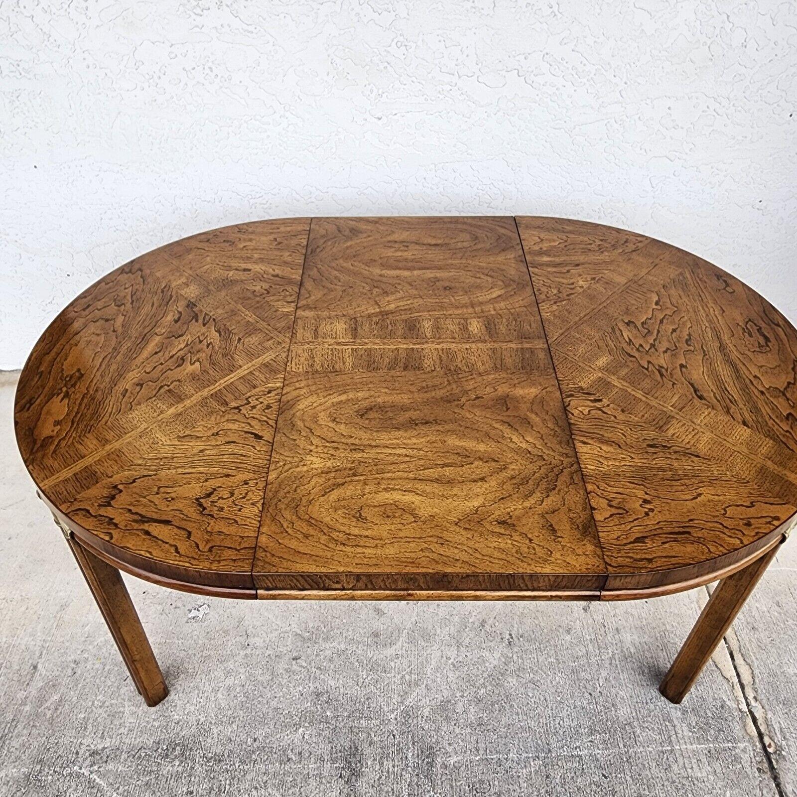 For FULL item description click on CONTINUE READING at the bottom of this page.

Offering One Of Our Recent Palm Beach Estate Fine Furniture Acquisitions Of A
Vintage Drexel Accolade Dining Table with Extension

We also have the 6 matching dining