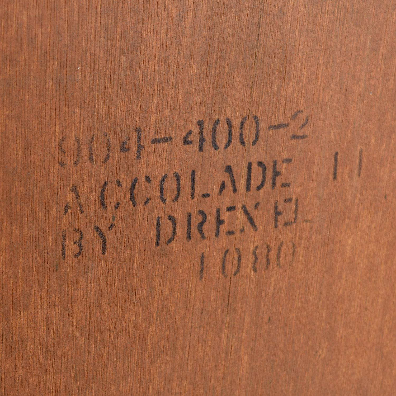 Brass Drexel Accolade Flip-Top Mirrored Vanity Lingerie Chest of Drawers Dresser