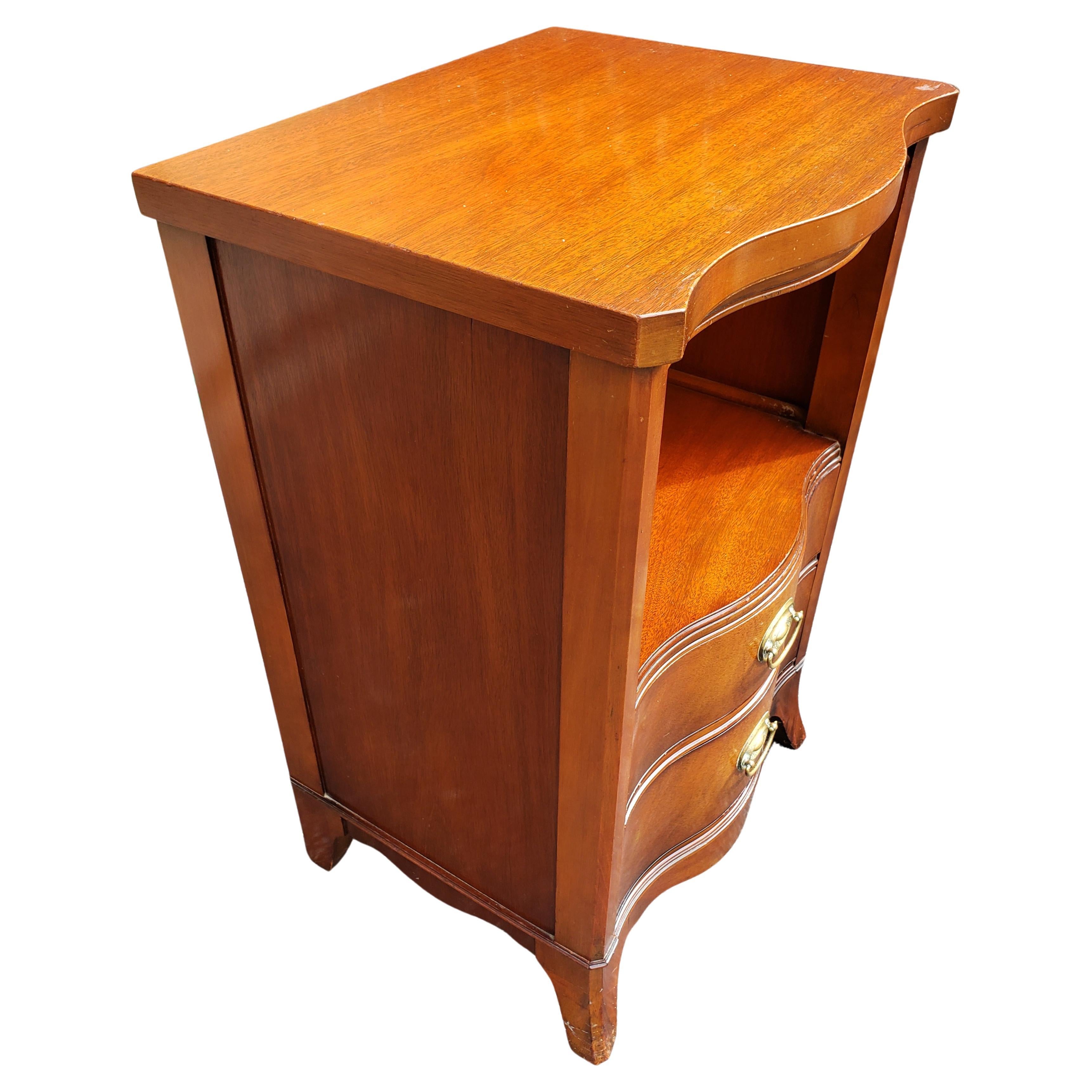 drexel mahogany nightstand
