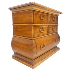 Drexel Bombay Style Heavy Brass Drop Pulls Dovetail Drawers Dresser Chest MINT!