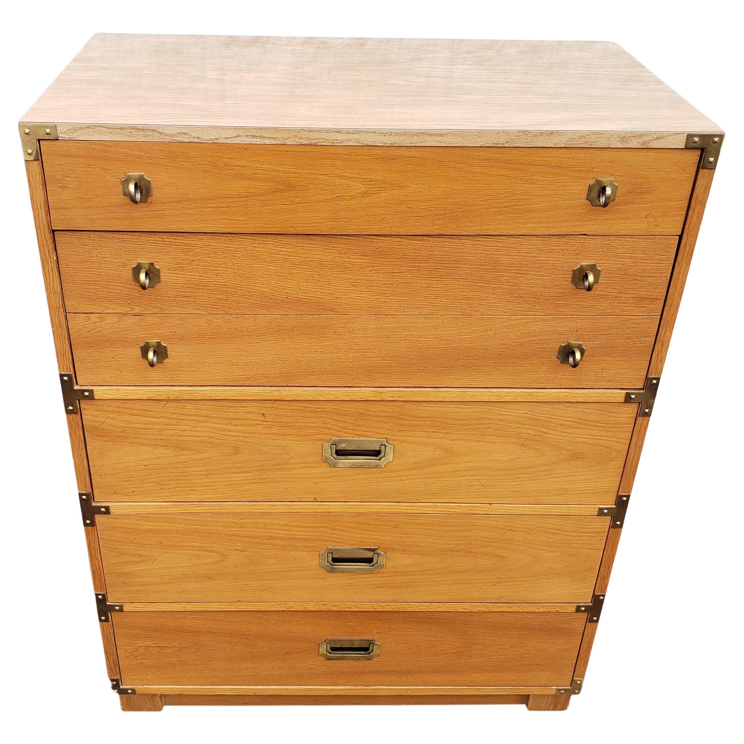 Drexel Campaign Chest of Drawers / Bachelor Chest, Circa 1960s