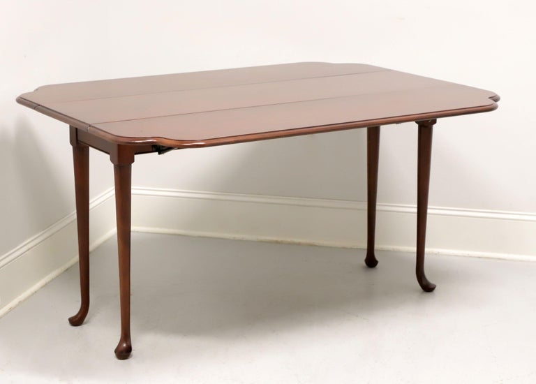 DREXEL Carleton Cherry Georgian Style Drop-Leaf Dining Console