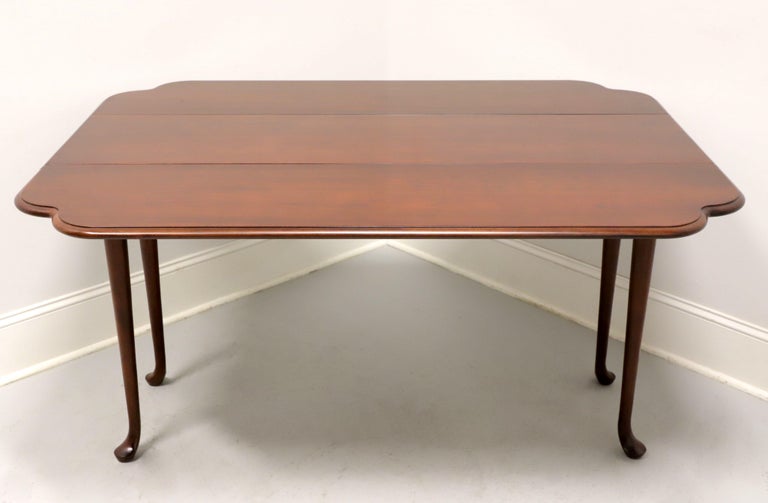 DREXEL Carleton Cherry Georgian Style Drop-Leaf Dining Console