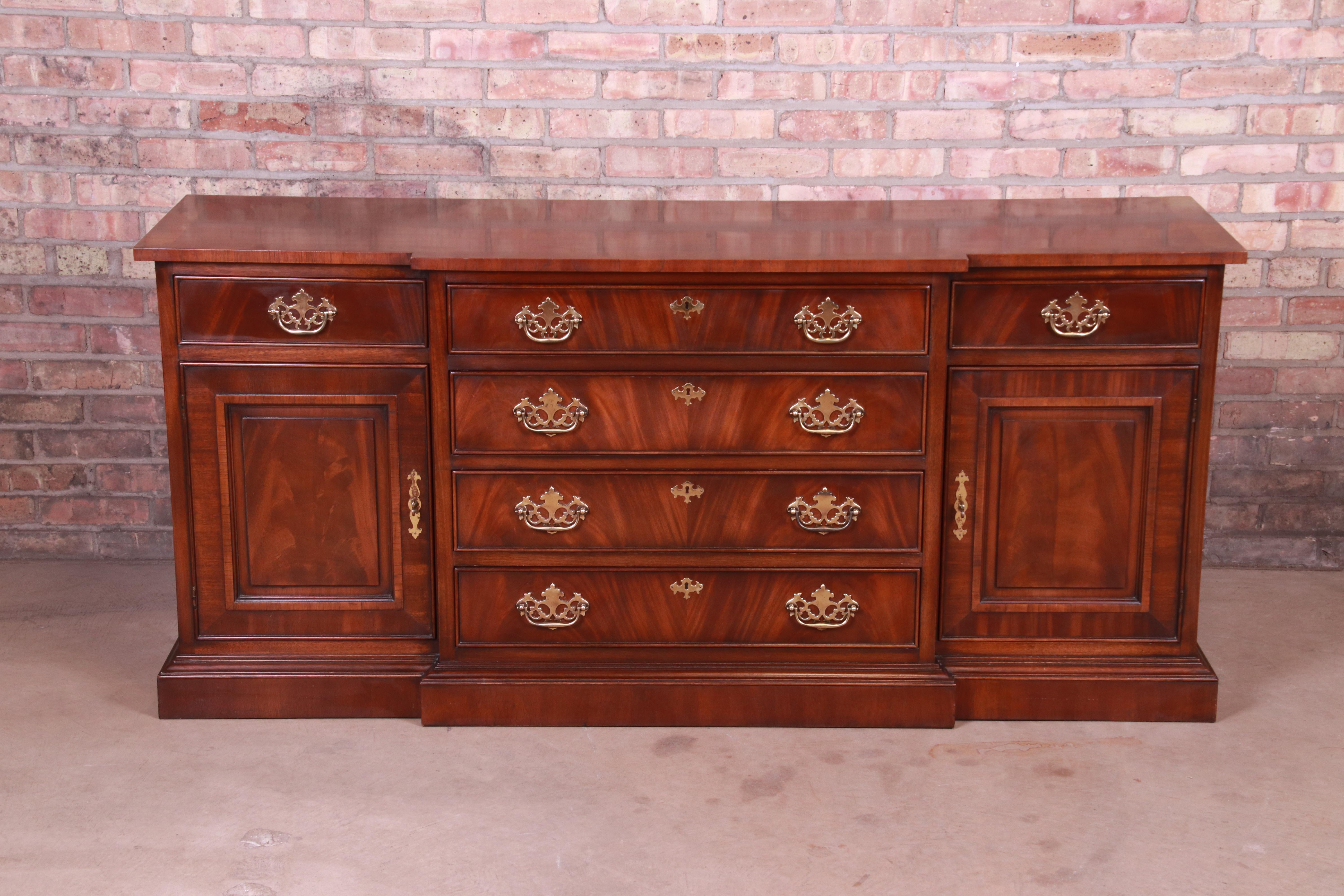A gorgeous Chippendale style sideboard, credenza, or bar cabinet

By Drexel Furniture 
