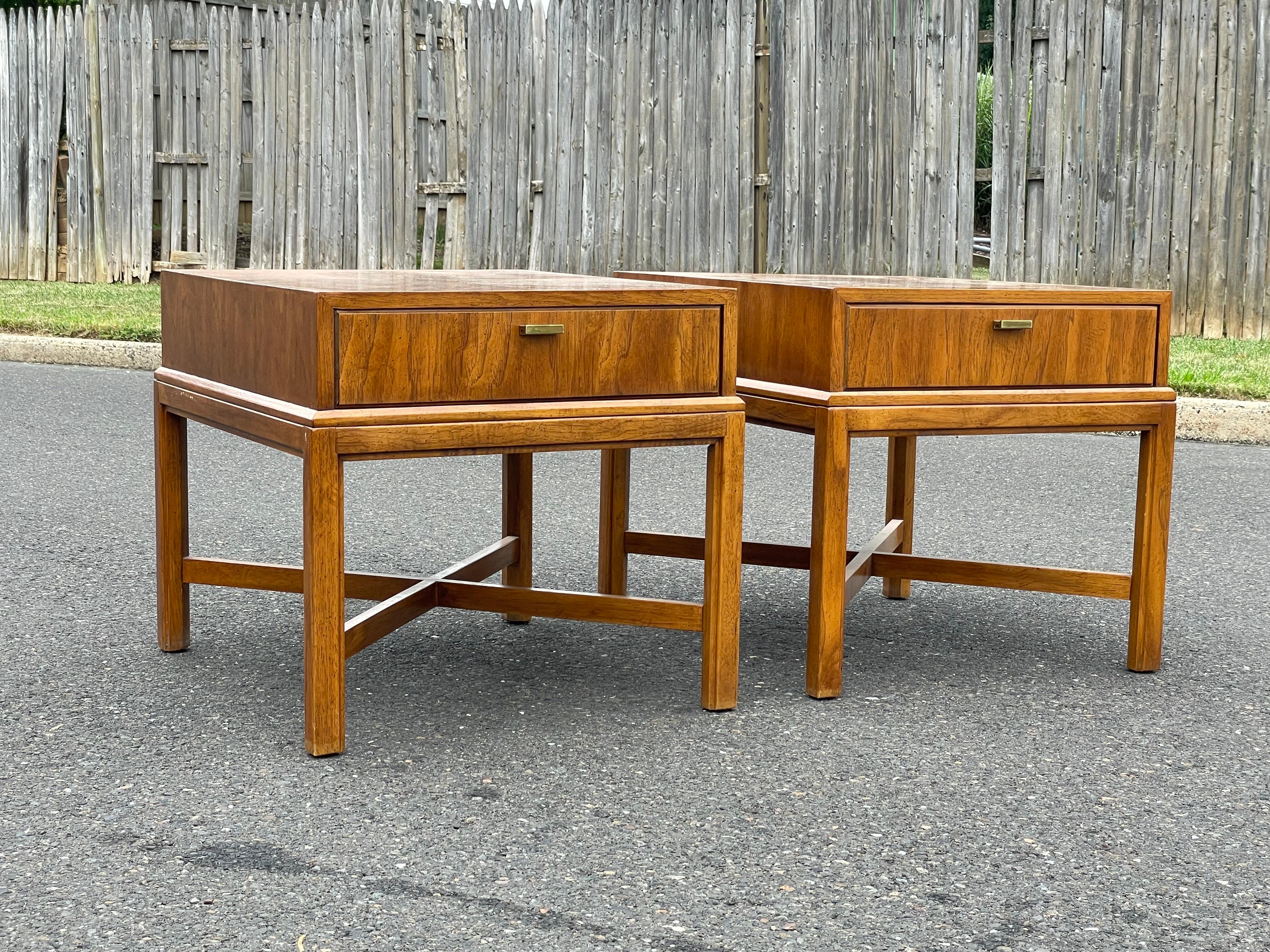 Late 20th Century Drexel Consensus Collection Nightstand-A Pair For Sale
