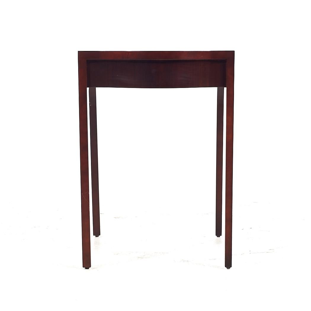 Drexel Contemporary Walnut End Tables - Pair For Sale 3