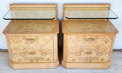 Drexel Corinthian Style Nightstands Pair