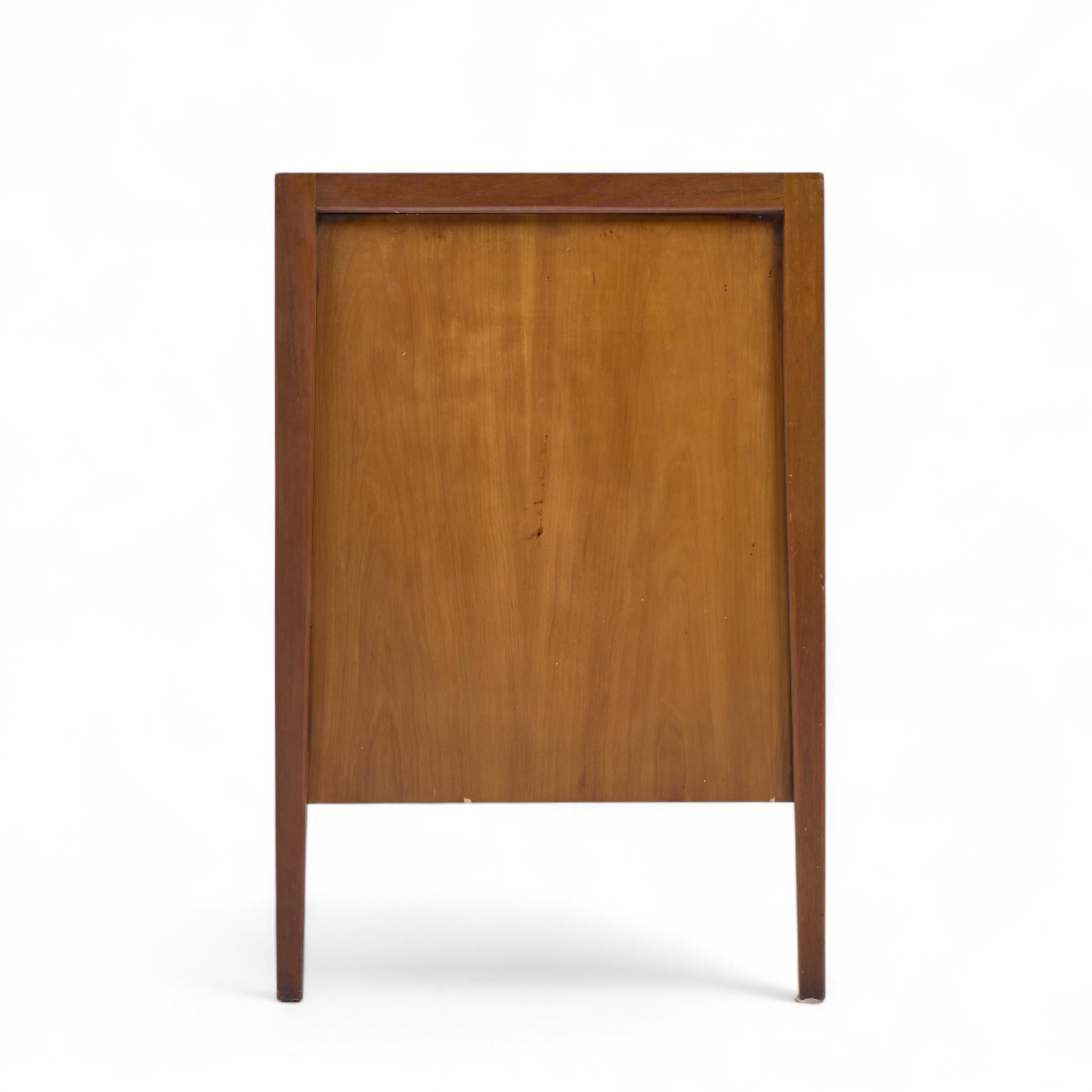 American Drexel Counterpoint Mid Century Tambour Door Credenza and Hutch For Sale
