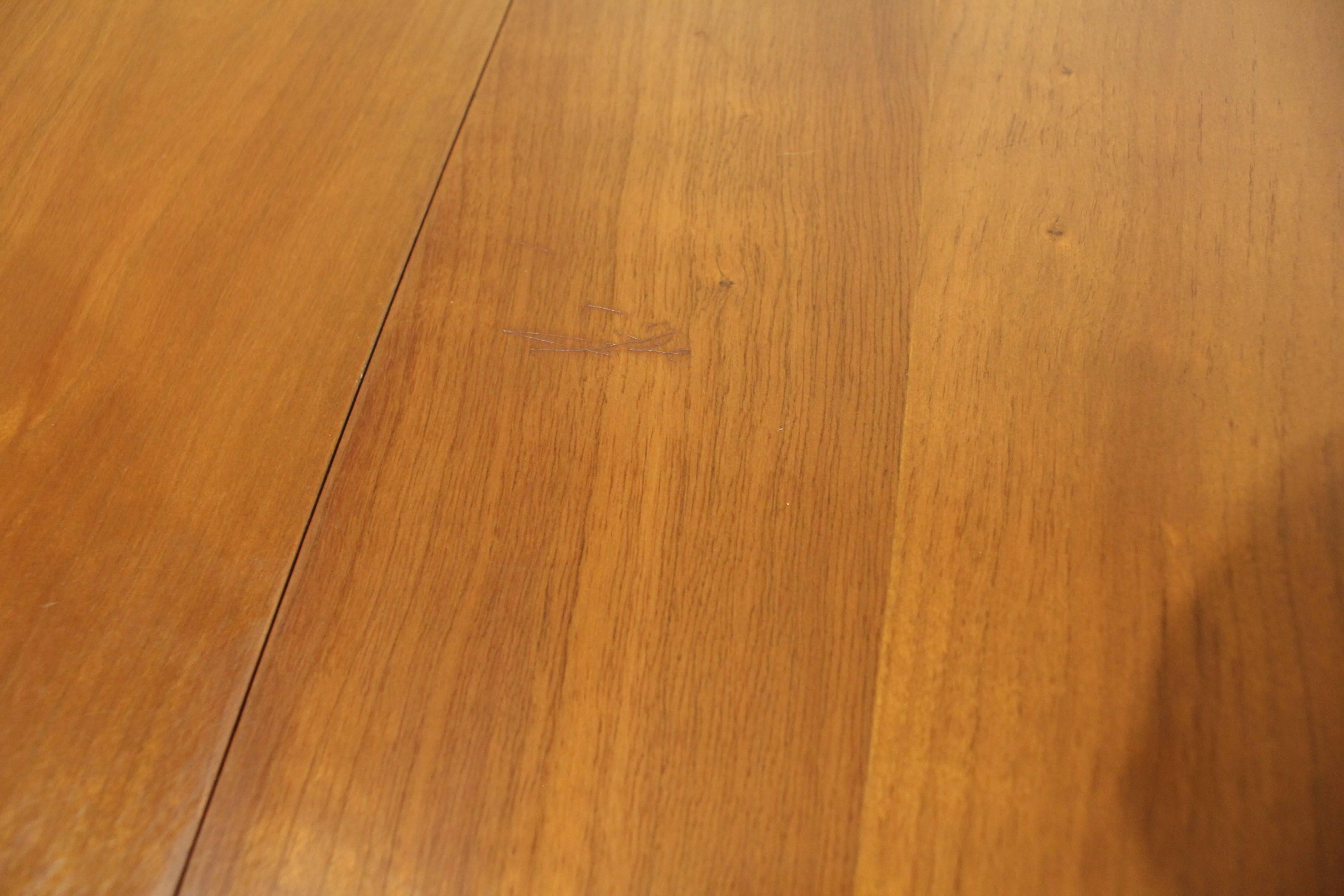 American Drexel Counterpoint Round Extension Walnut Dining Table