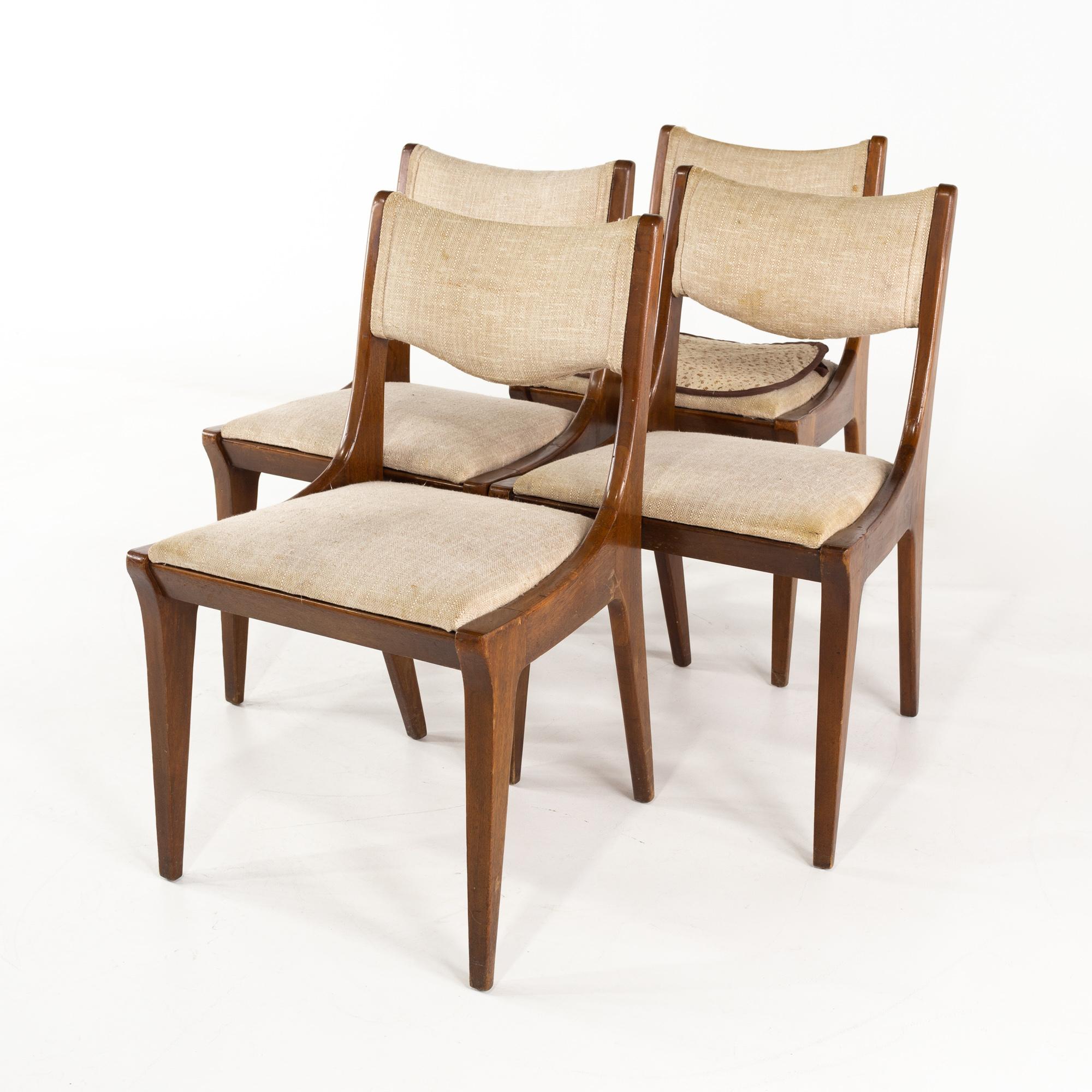 Mid-Century Modern Drexel Dateline Mid Century Dining Chairs, Set of Four