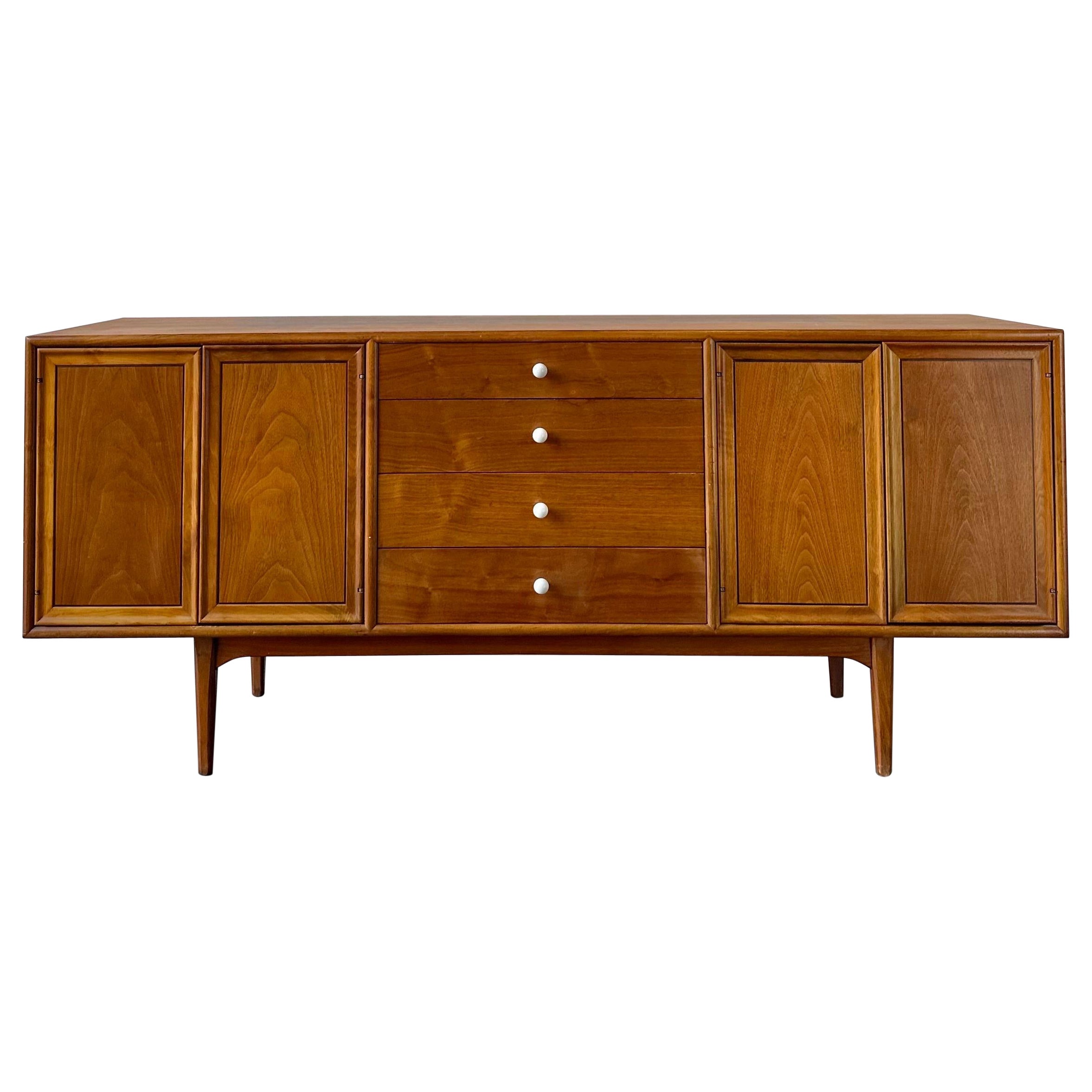 Drexel Declaration by Kipp Stewart circa 1960 walnut credenza