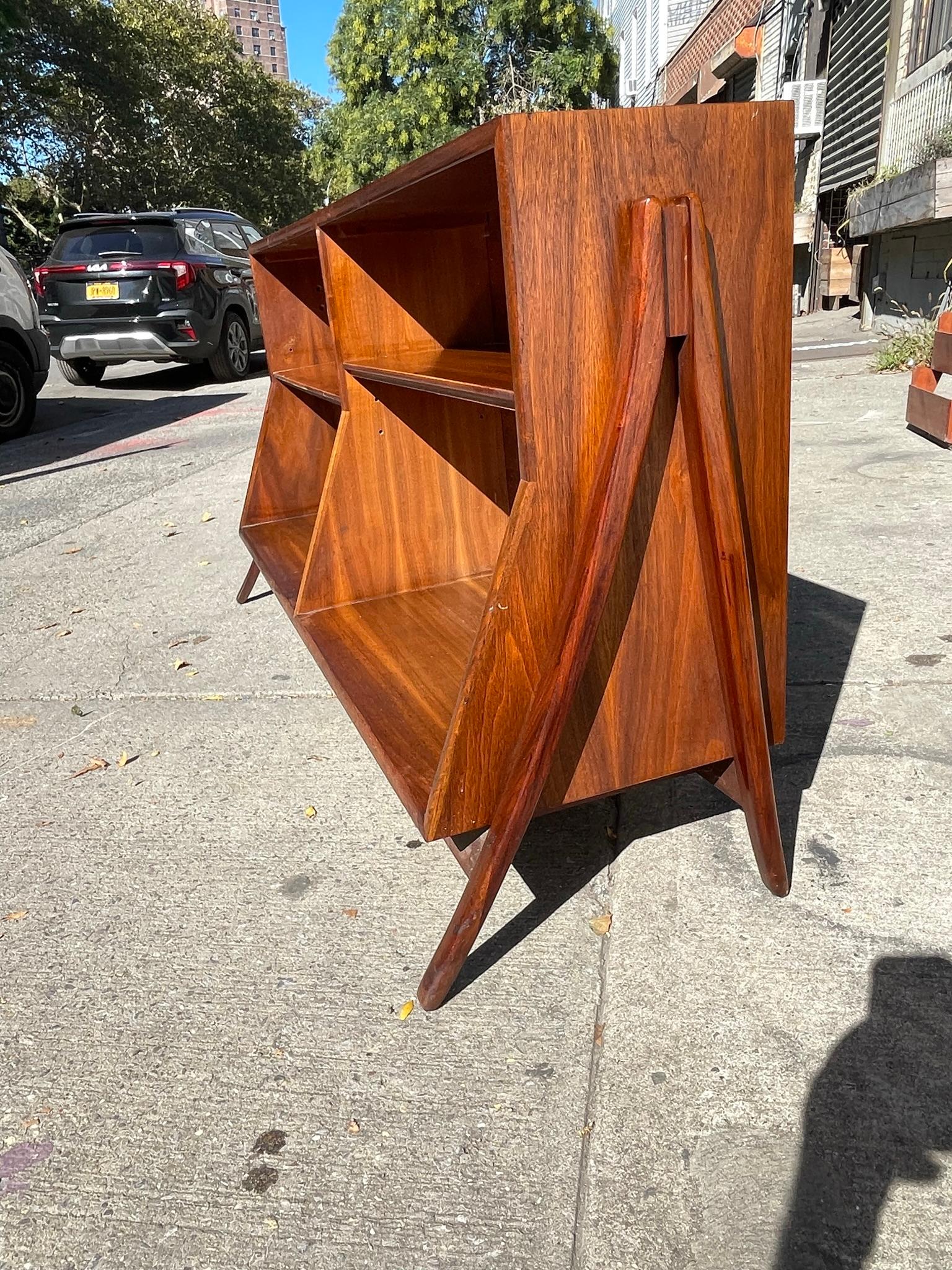 Mid-20th Century Drexel Declaration by Kipp Stewart Credenza, Record Cabinet, Bookshelf