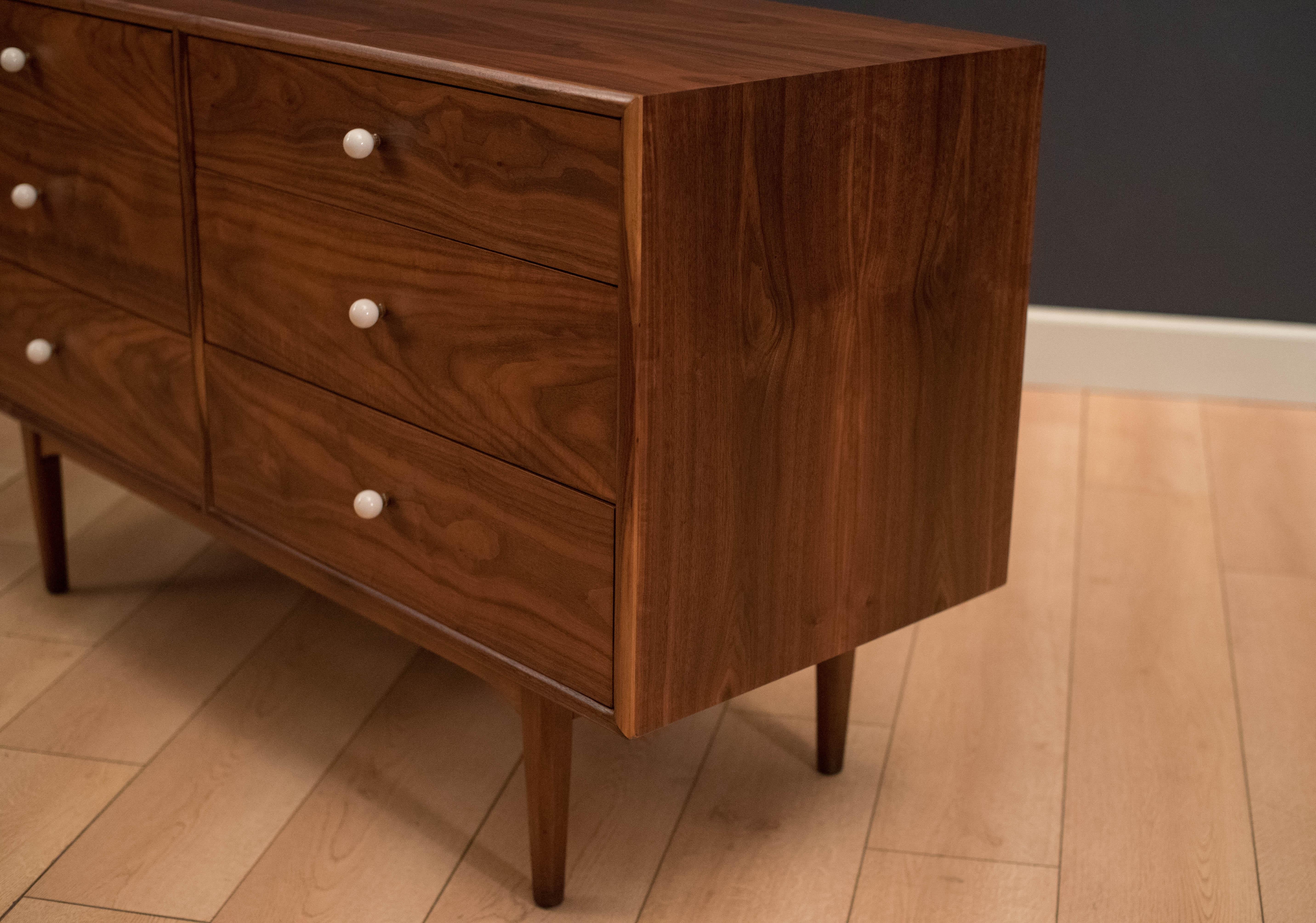 Walnut Drexel Declaration Dresser by Kipp Stewart and Stewart MacDougall