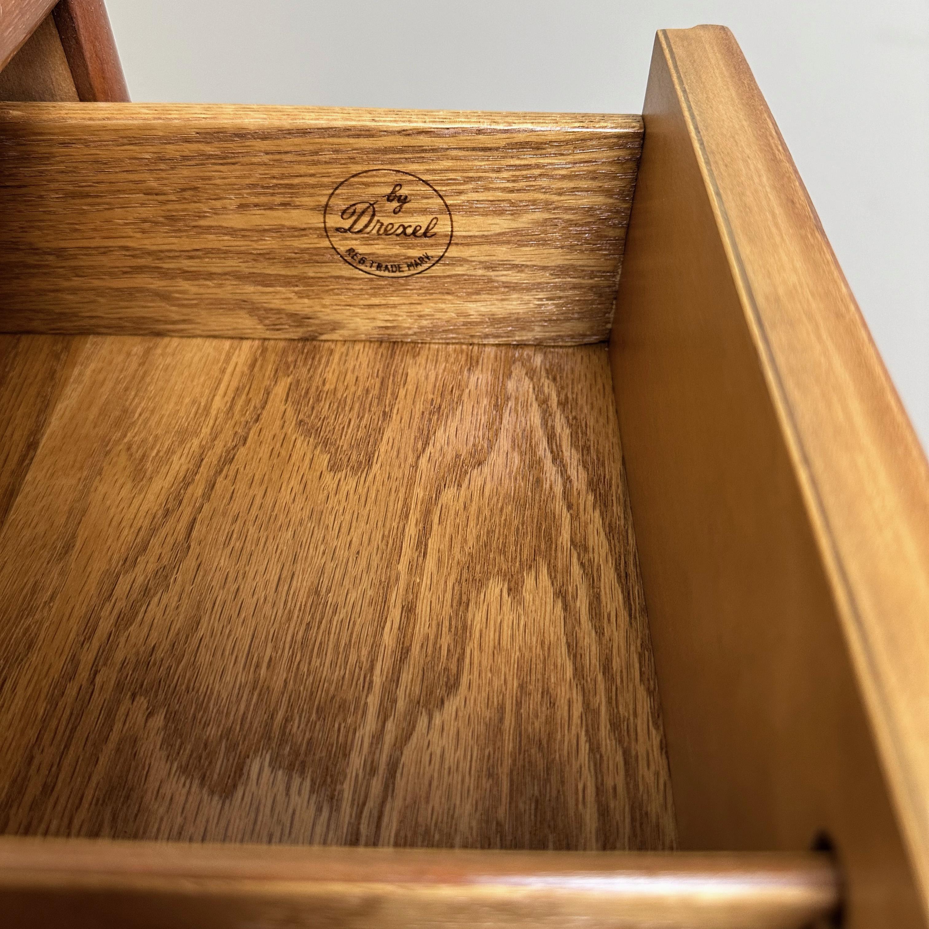 Mid-20th Century Drexel Declaration Highboy Dresser by Kipp Stewart & Stewart MacDougall