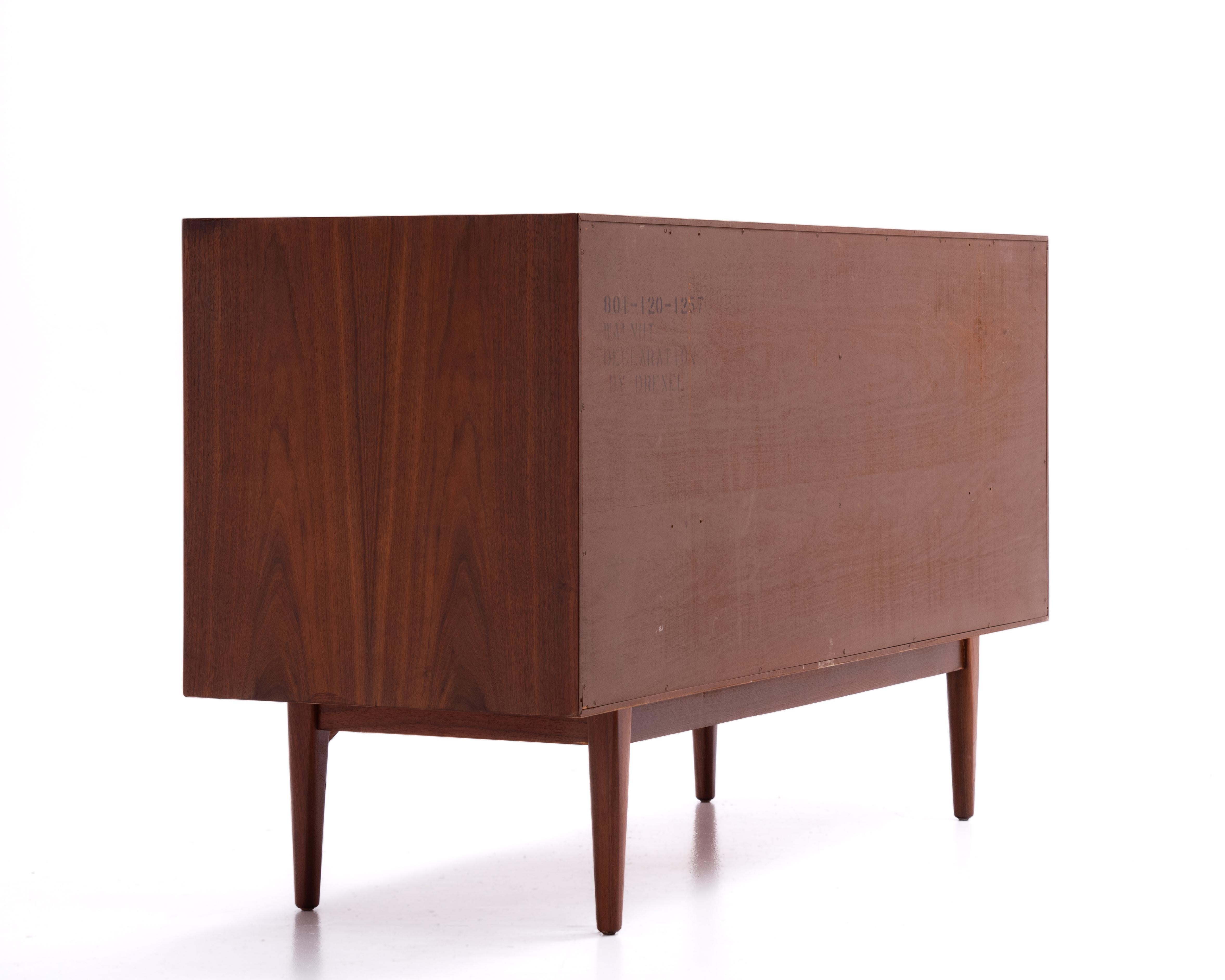 American Drexel Declaration Kipp Stewart & Stewart MacDougall 6 Drawer Lowboy Dresser For Sale
