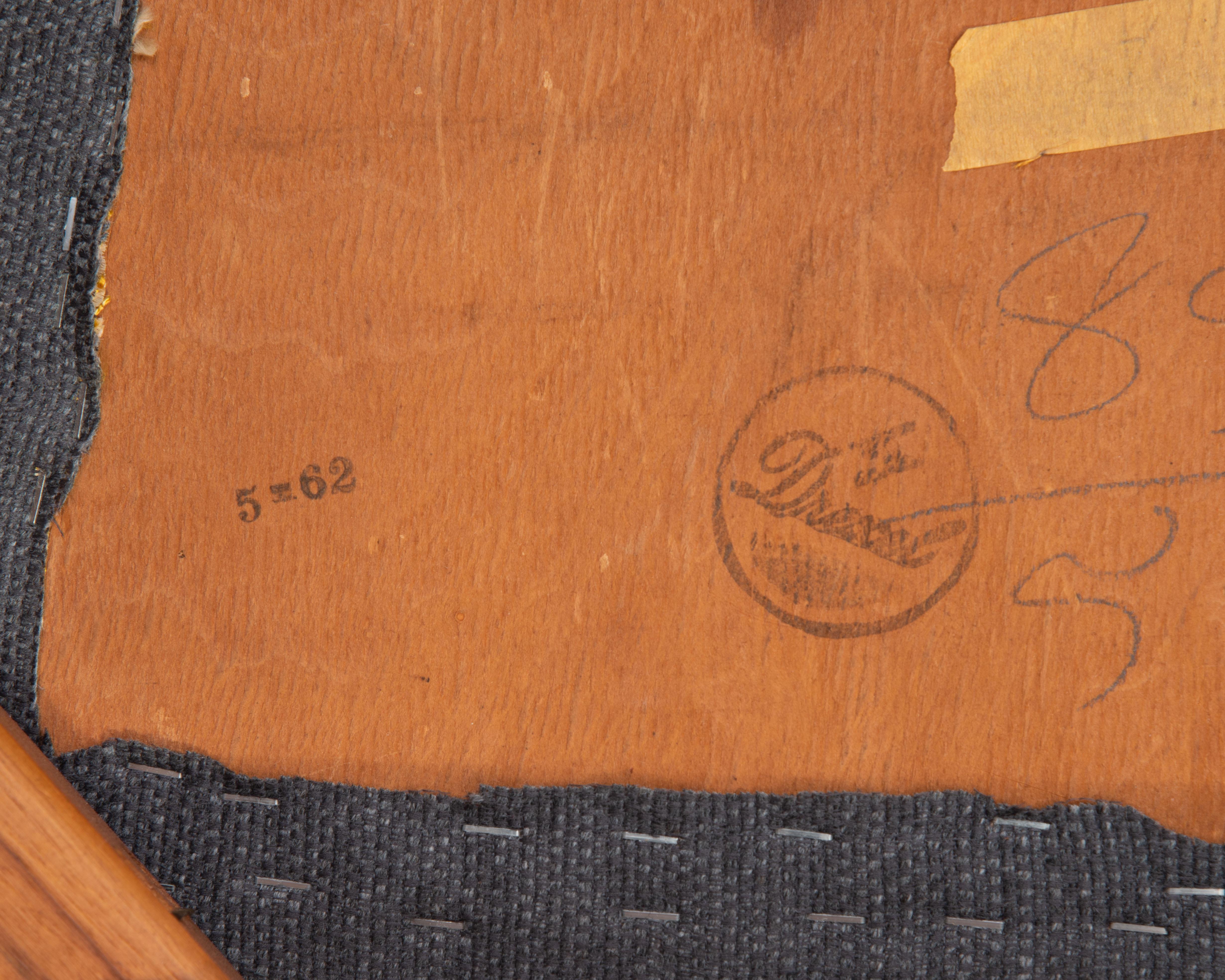 Fauteuil de salle à manger en noyer et palissandre Drexel Declaration Kipp Stewart Mid Century 8