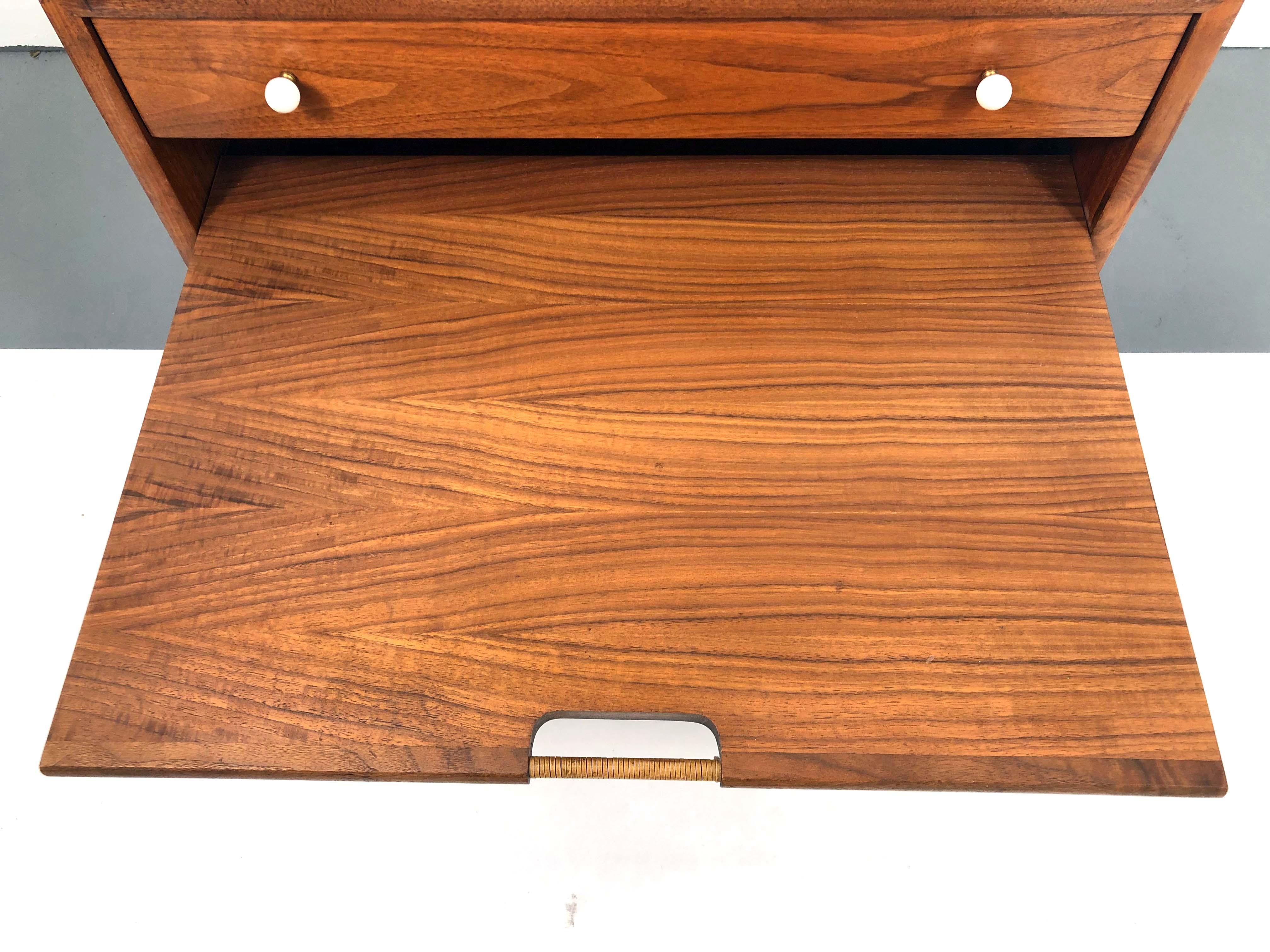Mid-Century Modern Drexel Declaration Magazine Table by Kipp Stewart and Stewart MacDougall