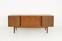 Drexel Declaration Mid Century Walnut Stereo Console