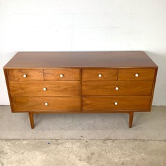 Drexel 'Declaration' Walnut 8-Drawer Dresser, Kipp Stewart & Stewart MacDougall