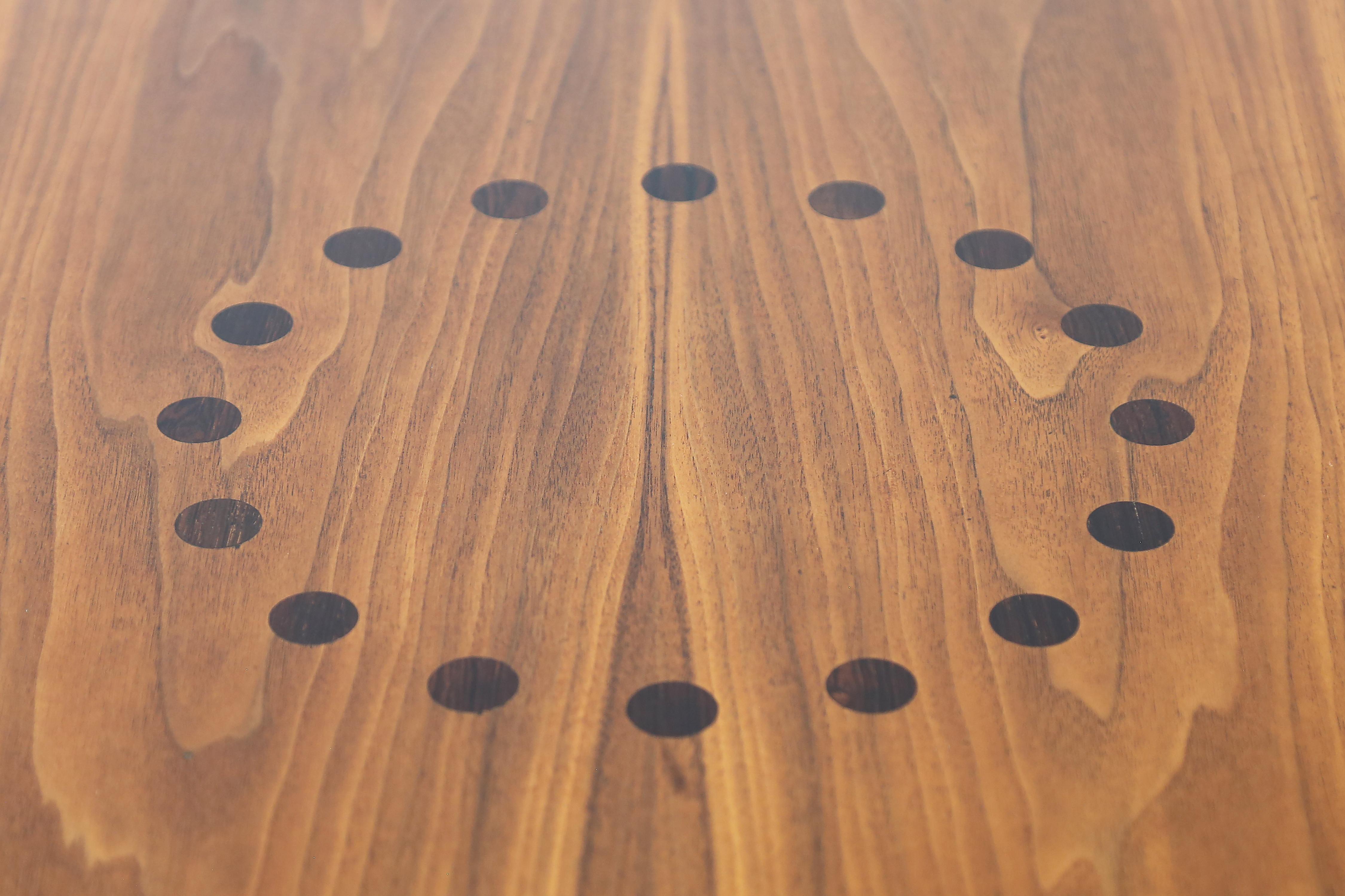 Noyer Table basse en noyer Drexel Declaration, Kipp Stewart Mid Century Modernity en vente