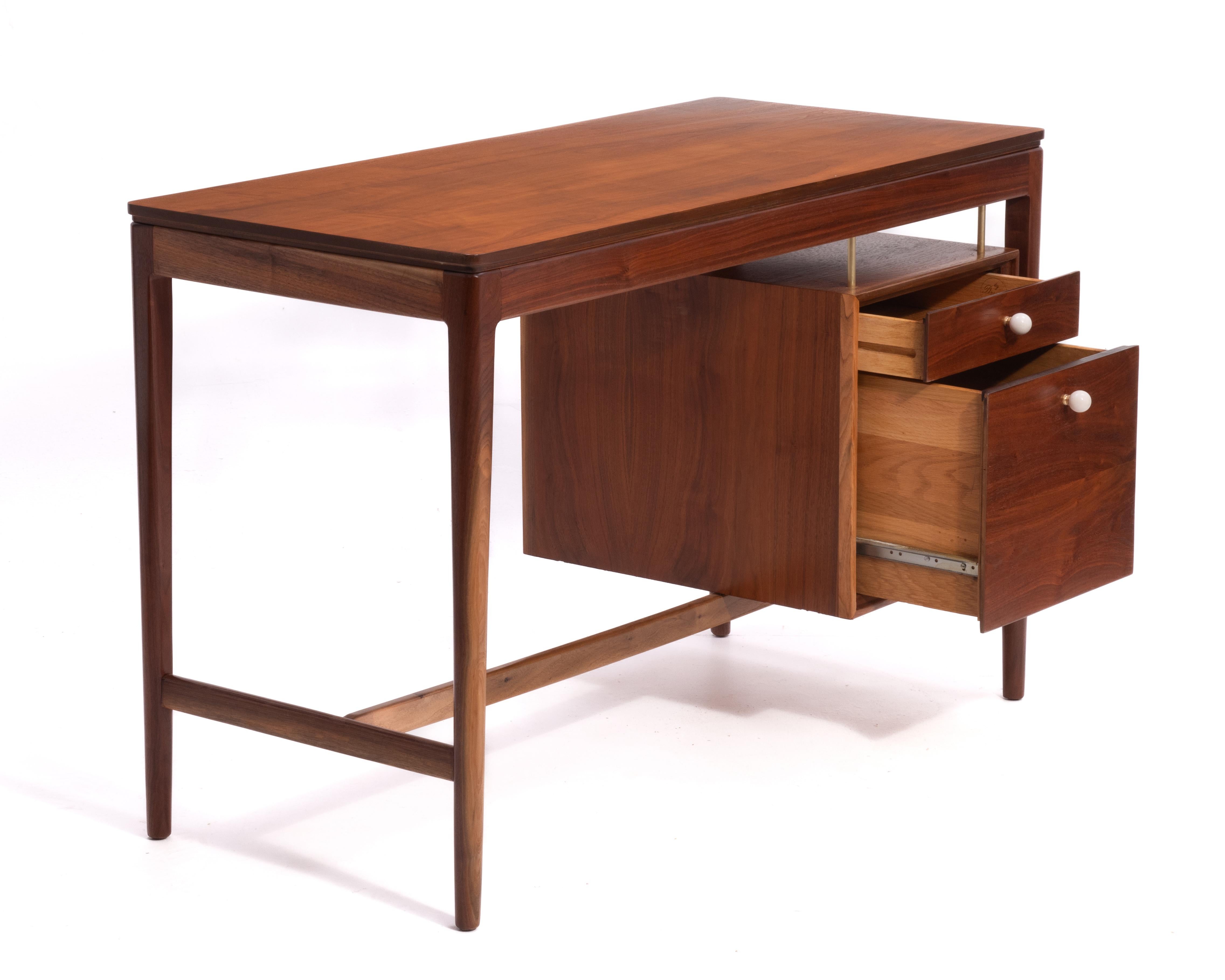 Mid-Century Modern Drexel Declaration Writing DeskFloating Drawers Kipp Stewart Mid Century Modern