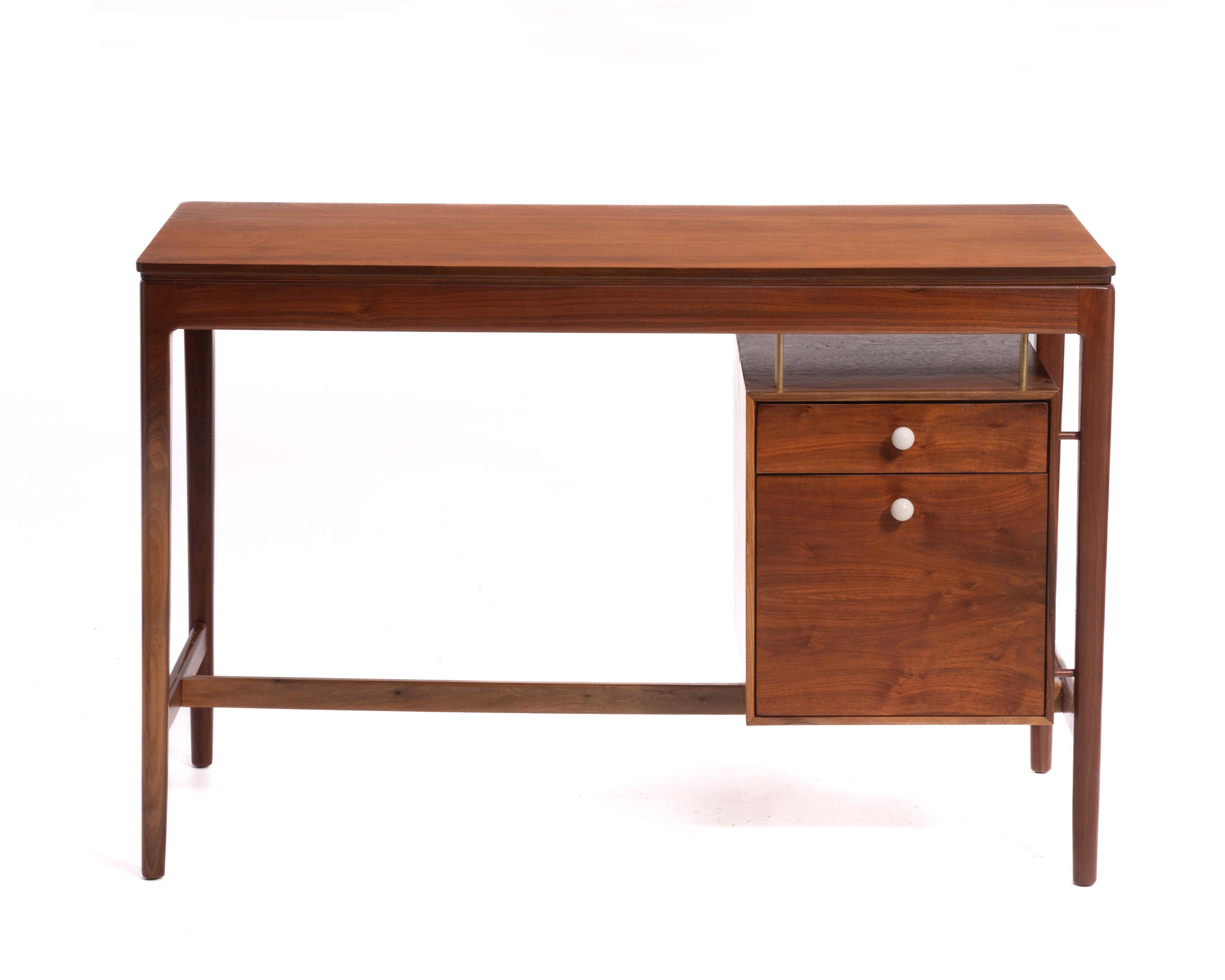 Drexel Declaration Writing DeskFloating Drawers Kipp Stewart Mid Century Modern 1