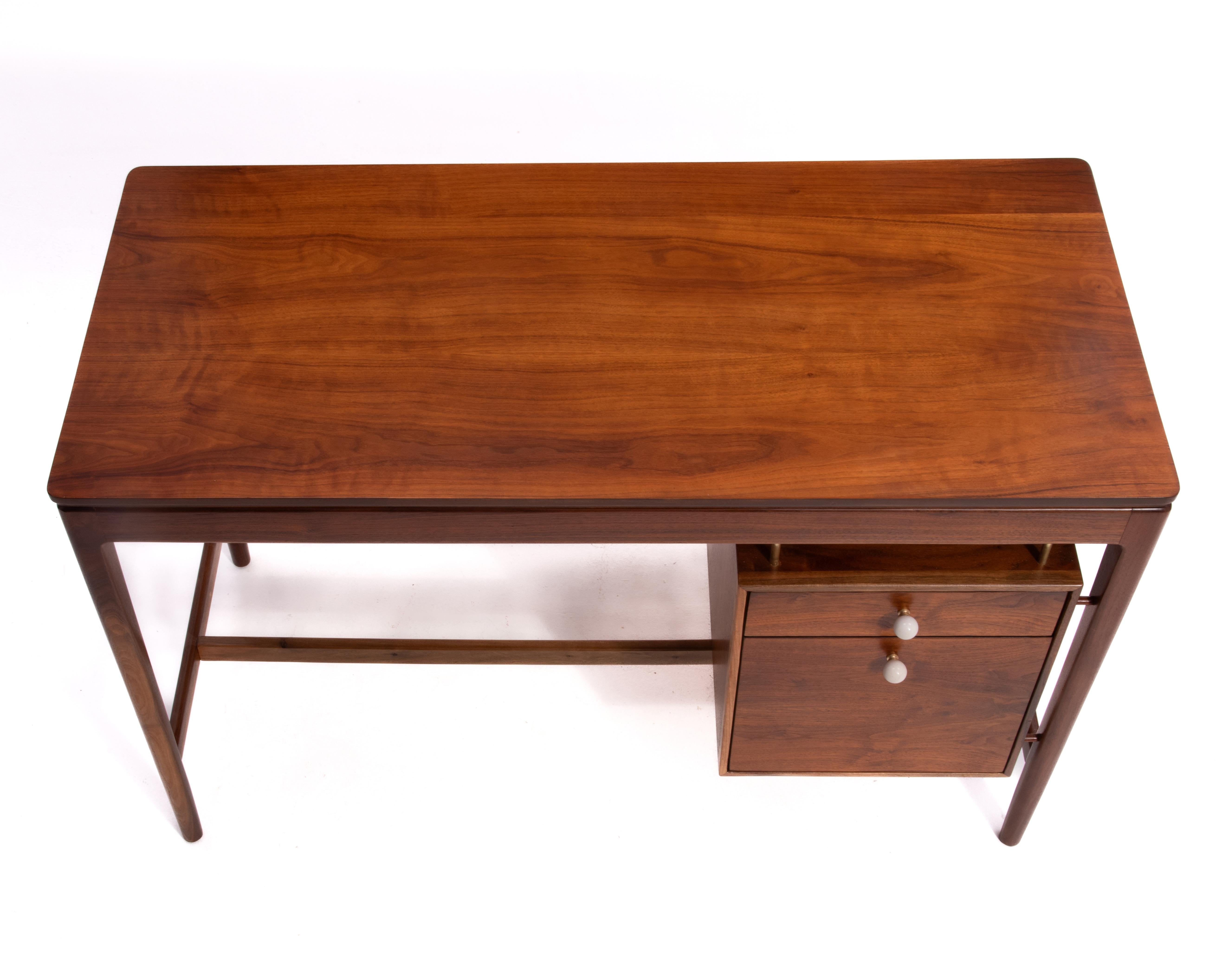 Drexel Declaration Writing DeskFloating Drawers Kipp Stewart Mid Century Modern 2
