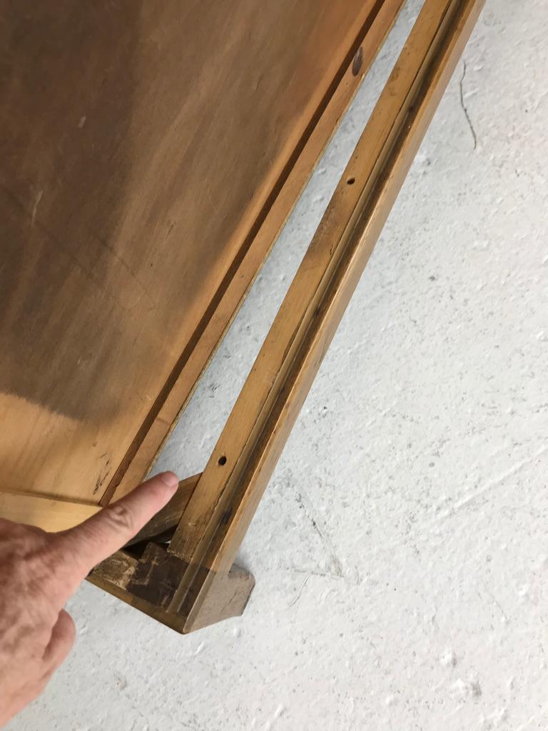 Wood Drexel Double Cabinet