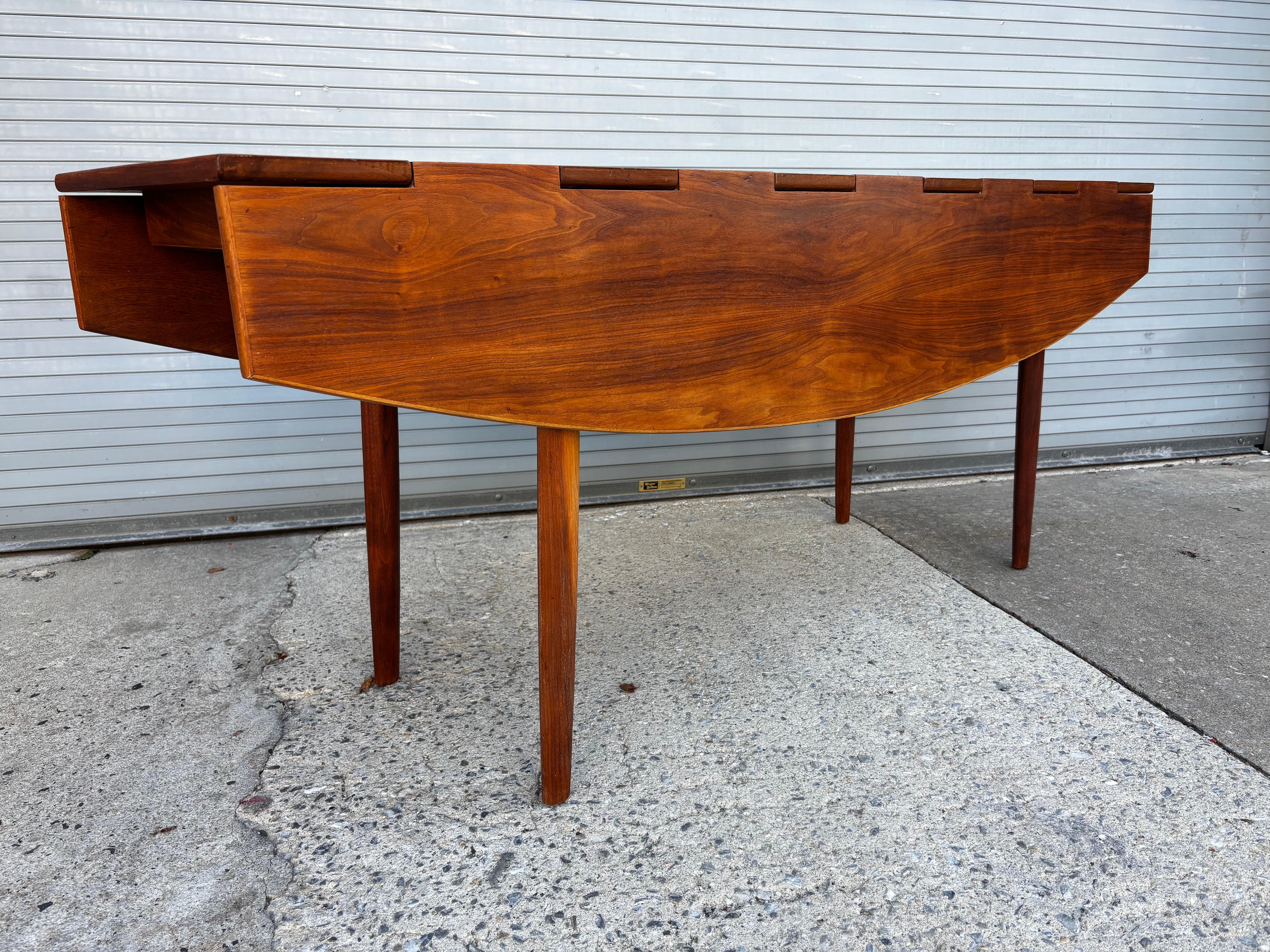 Drexel Drop-Leaf Table by Barney Flagg For Sale 6