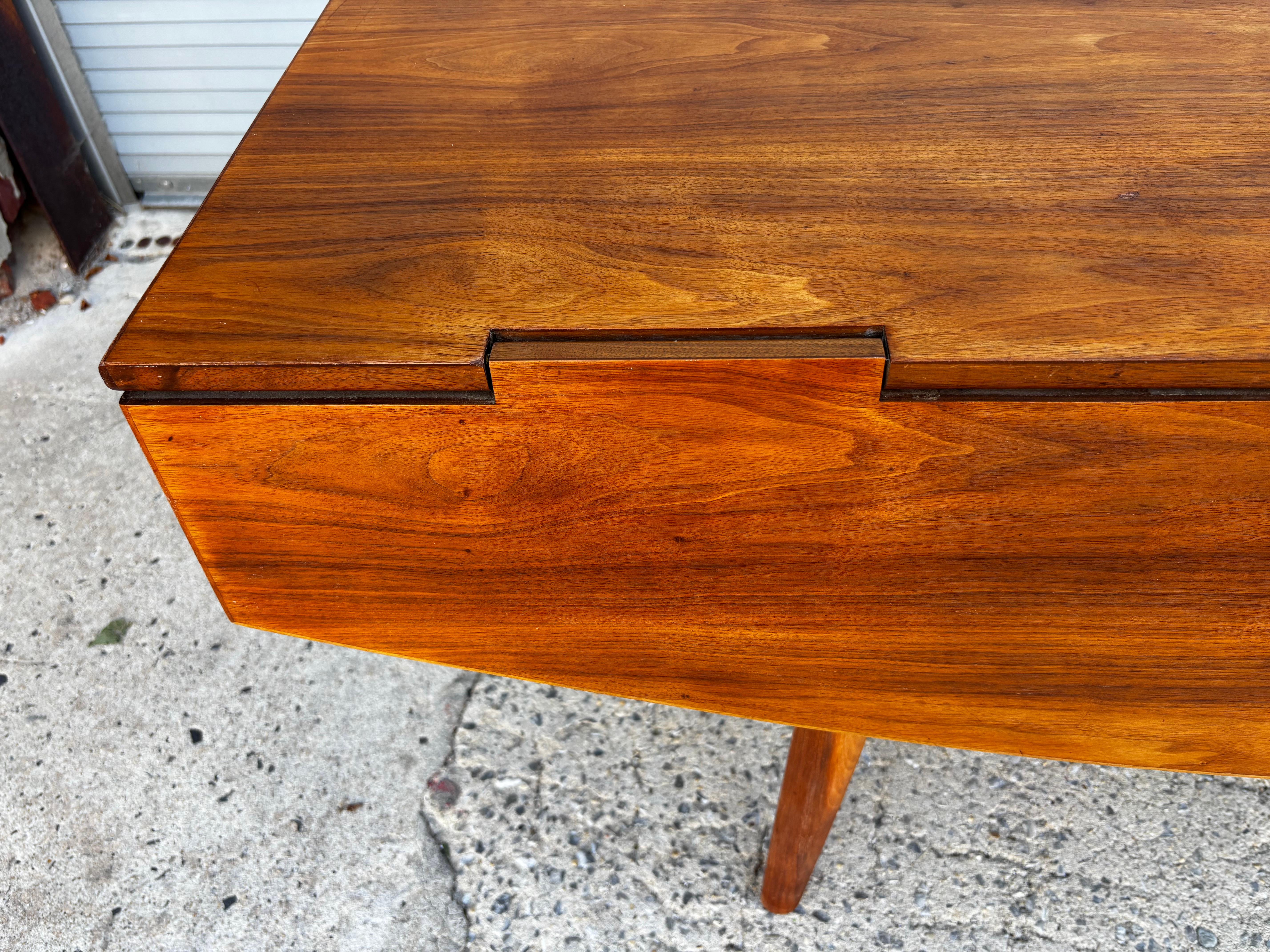 American Drexel Drop-Leaf Table by Barney Flagg For Sale