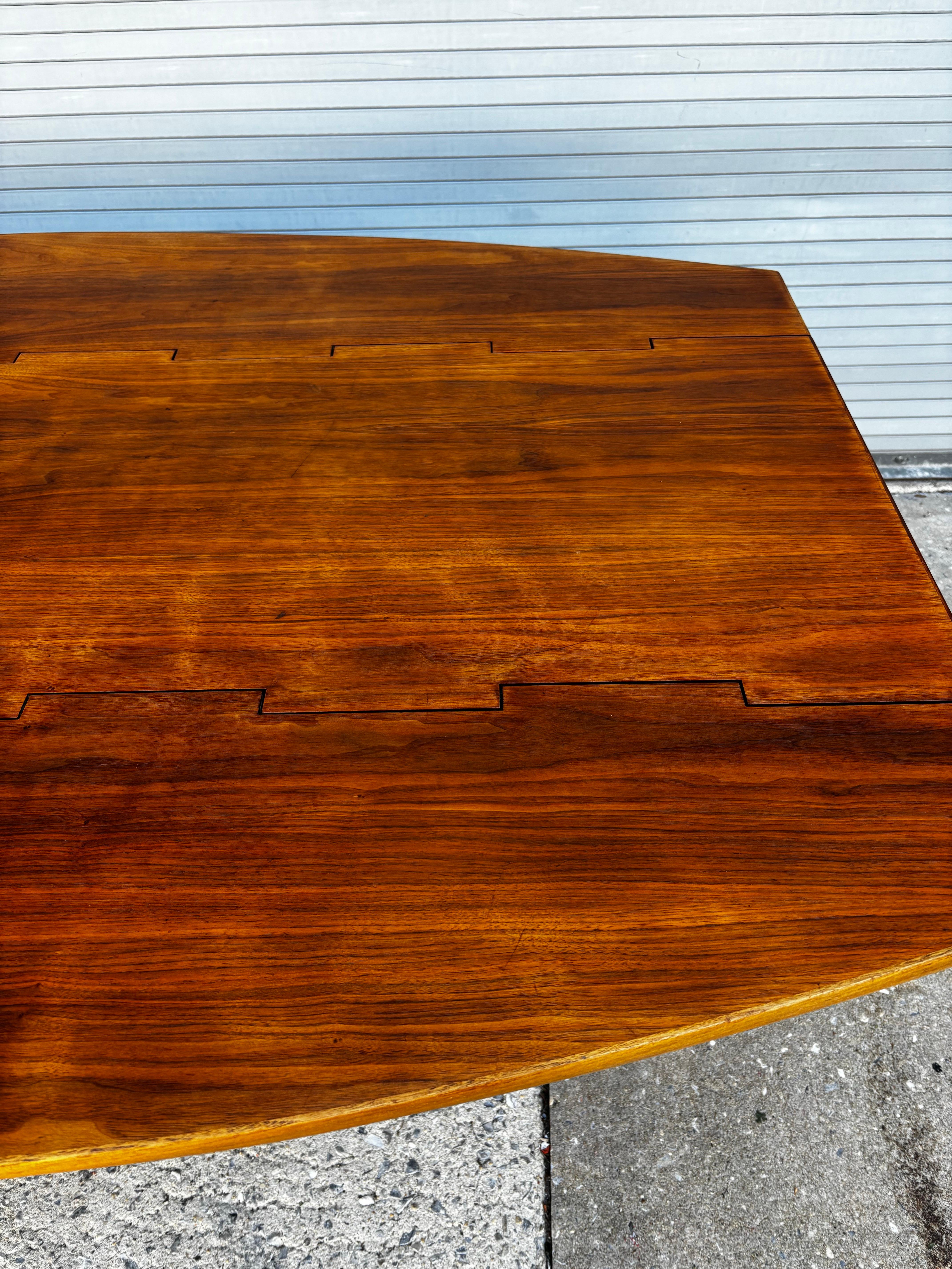 Drexel Drop-Leaf Table by Barney Flagg For Sale 2