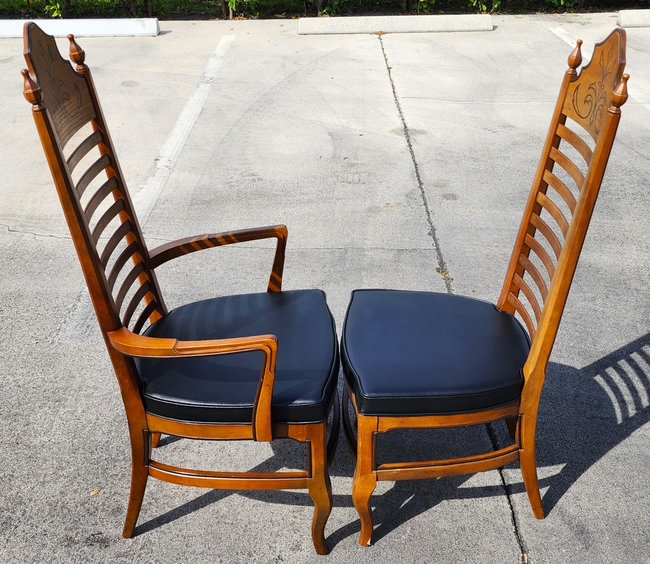 Set di 8 sedie da pranzo Drexel Esperanto 1960s in vendita 5