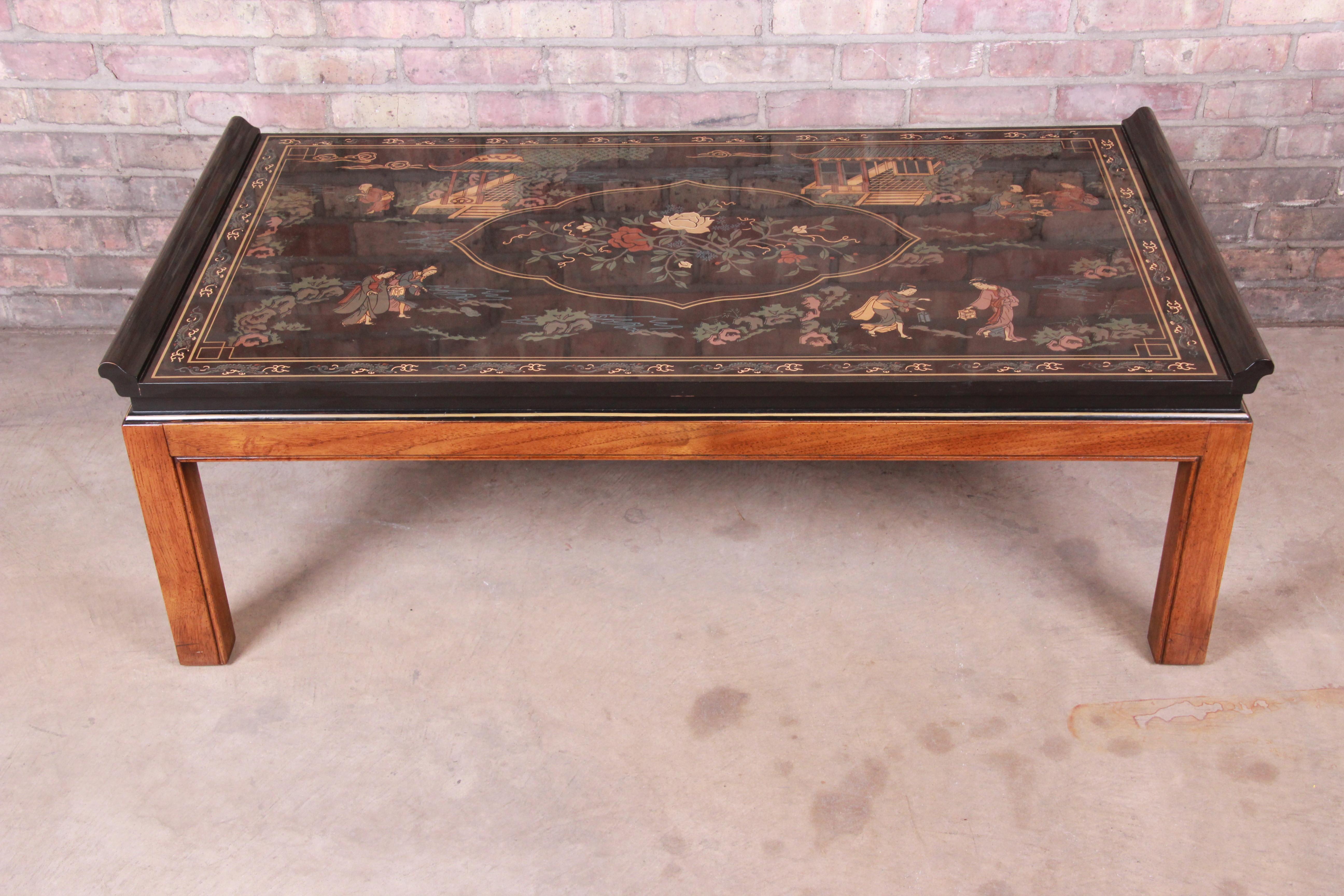 A gorgeous Hollywood Regency chinoiserie coffee or cocktail table

By Drexel 