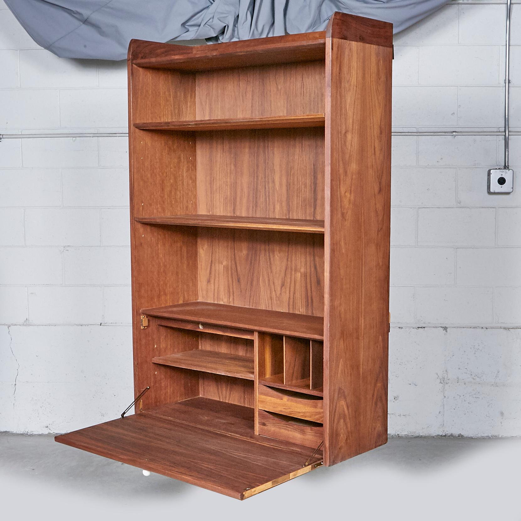 American Drexel Floating Wall Cabinet Desk by Kipp Stewart For Sale