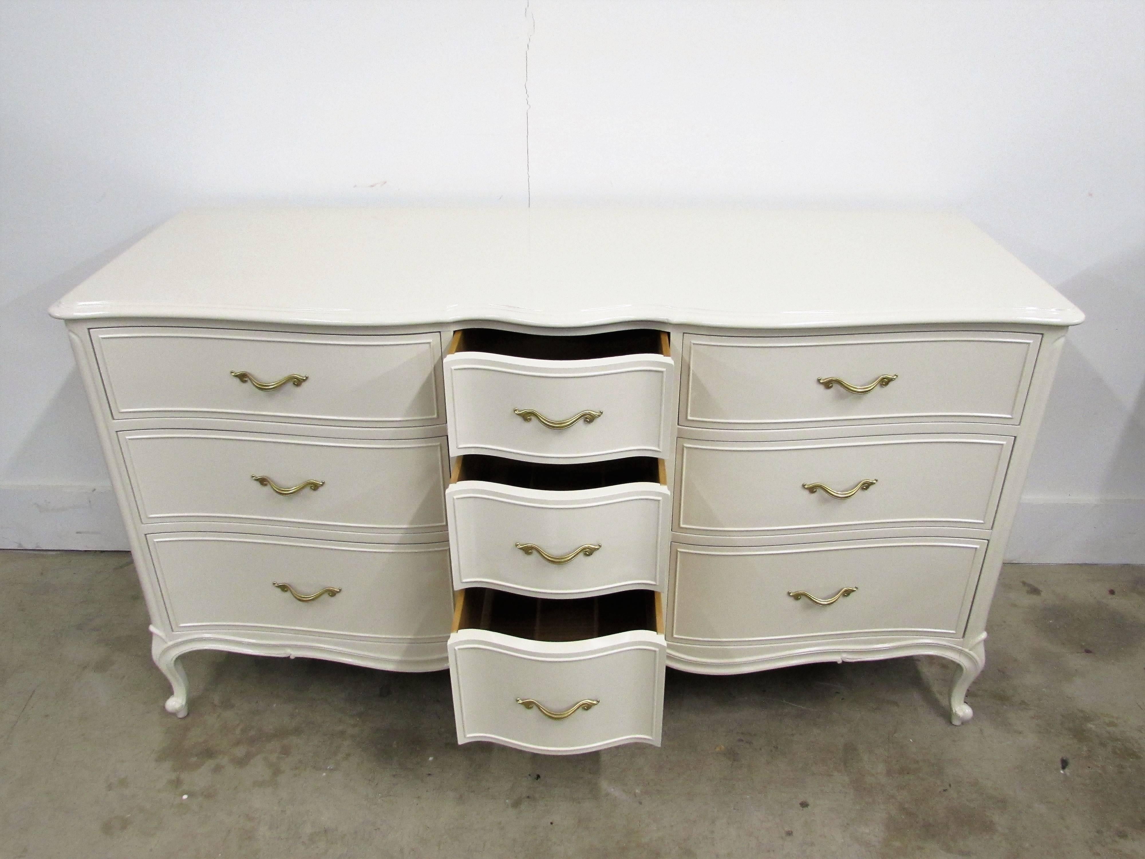 American Drexel French Lacquered Chest of Drawers