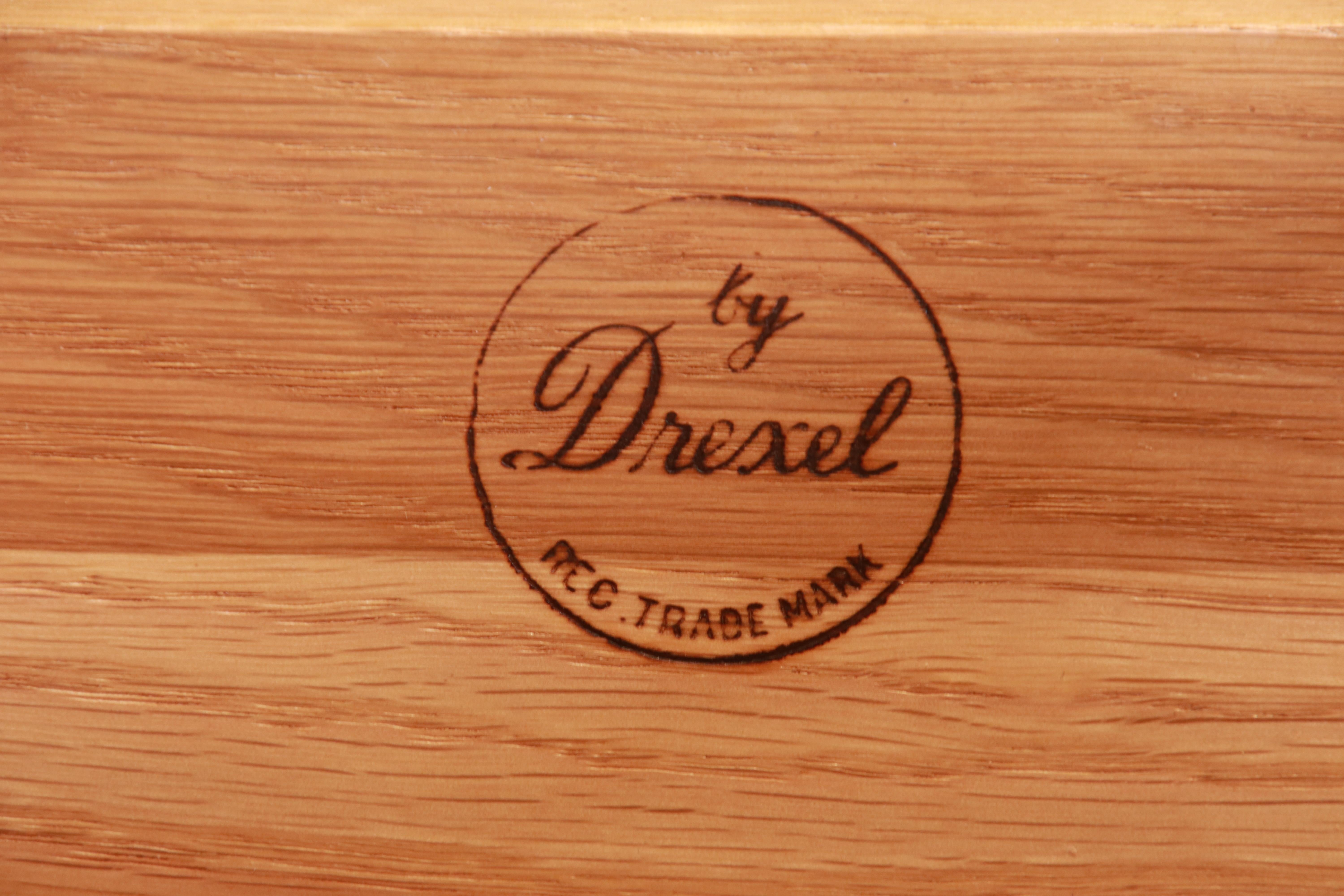 Drexel French Provincial Louis XV Carved Walnut Highboy Dresser, circa 1950s 6