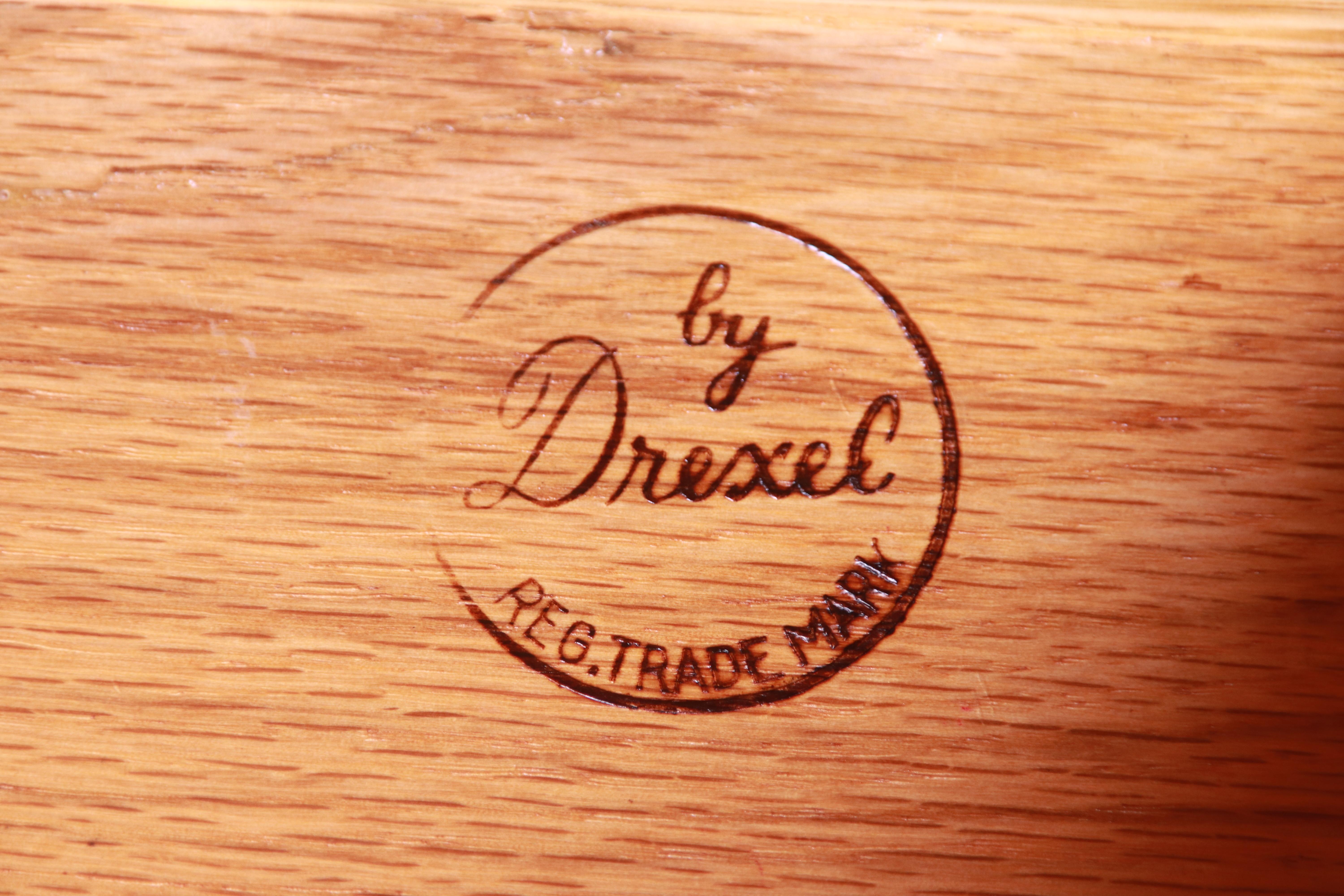 Drexel French Regency Louis XVI Mahogany Dresser or Credenza, Newly Refinished 11