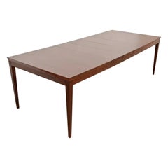 Drexel French Regency Mahogany Extension Dining Table, Newly Refinished