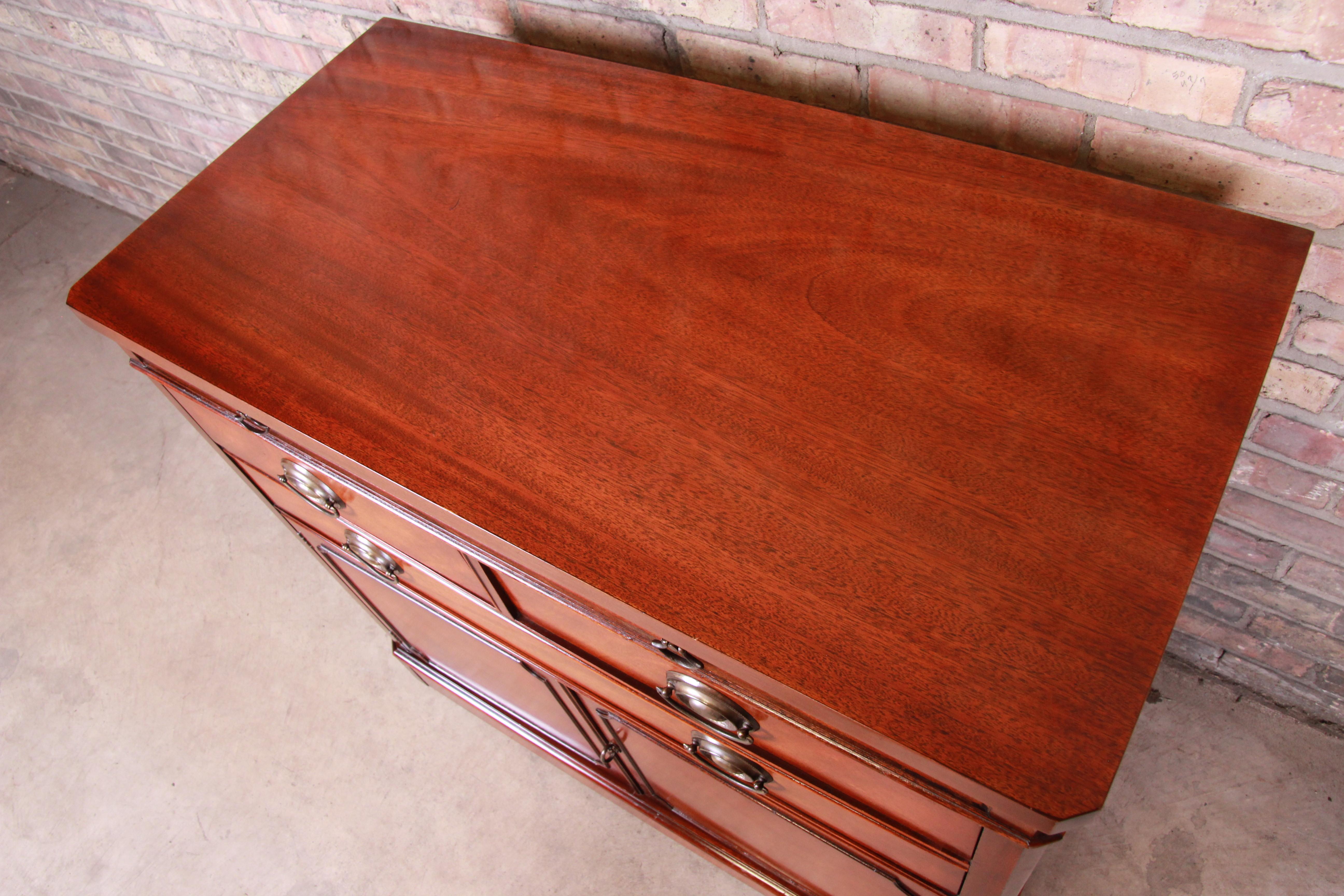 Mid-20th Century Drexel Georgian Bar Server or Buffet, 1964