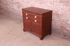 Drexel Georgian Mahogany Buffet Server or Bar Cabinet, Newly Refinished