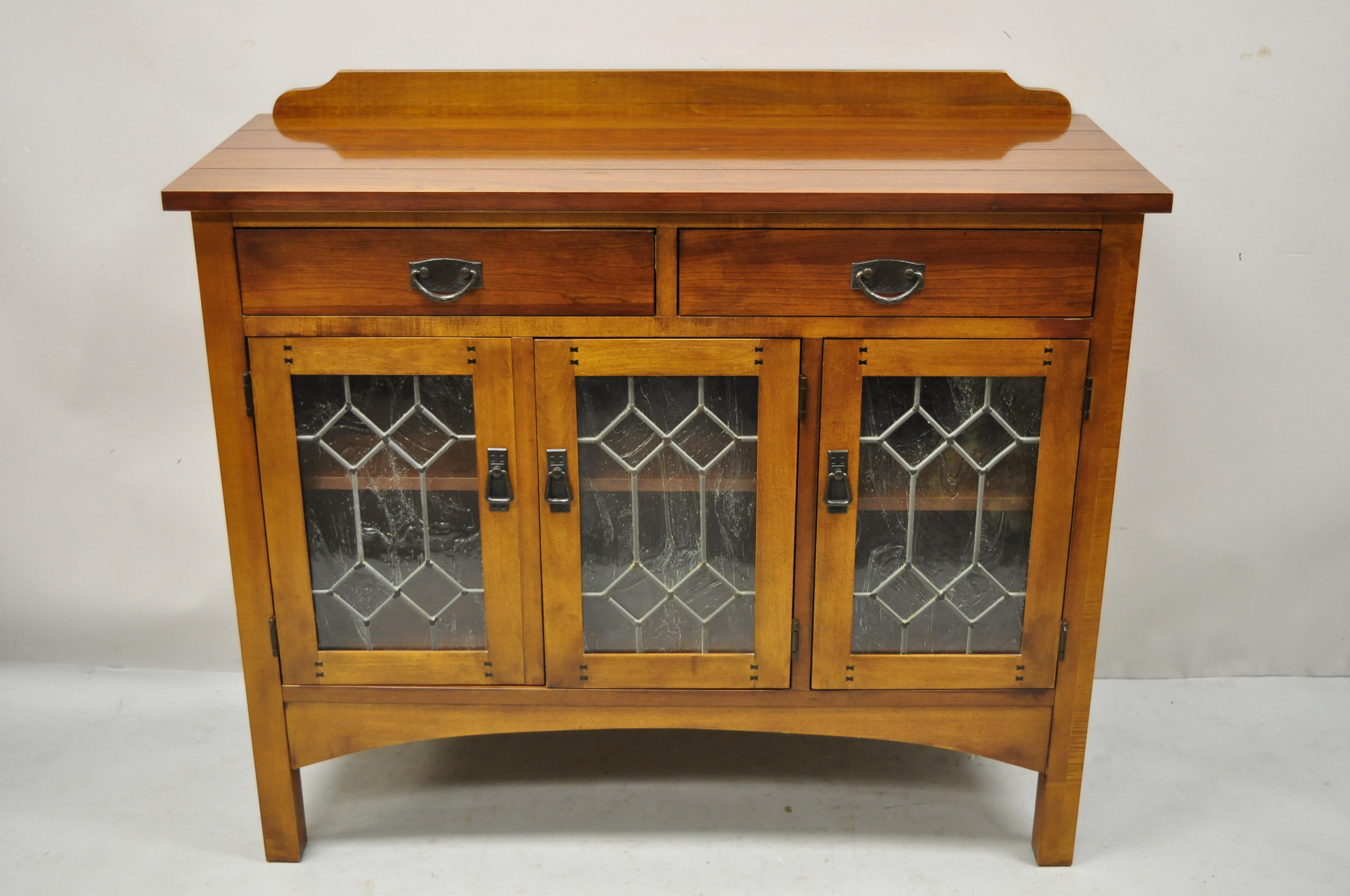 Drexel Heritage American Review Arts & Crafts Mission Cherry Buffet Sideboard 5