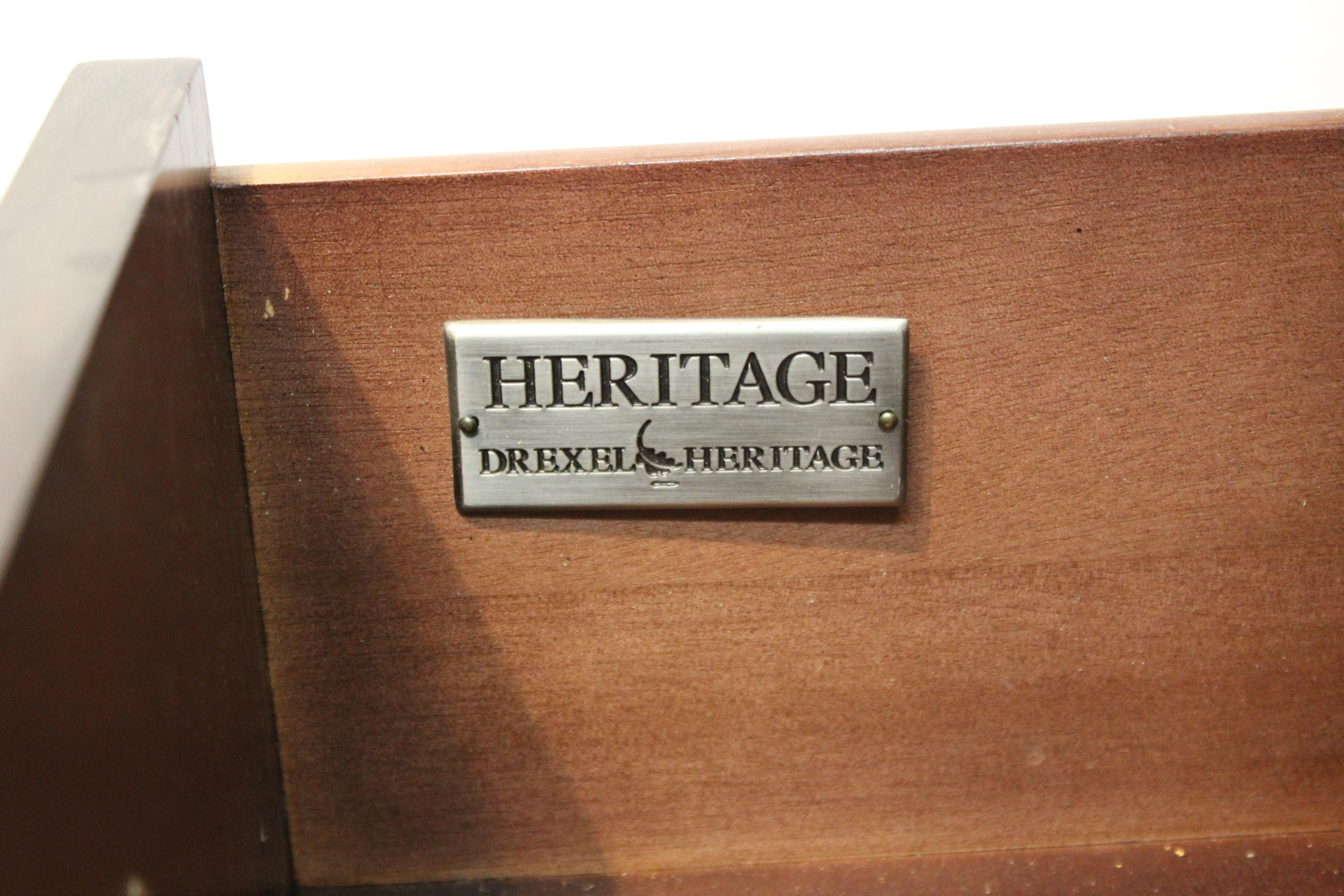 Drexel Heritage Art Deco Style Mahogany Étagère with Open Shelves 5