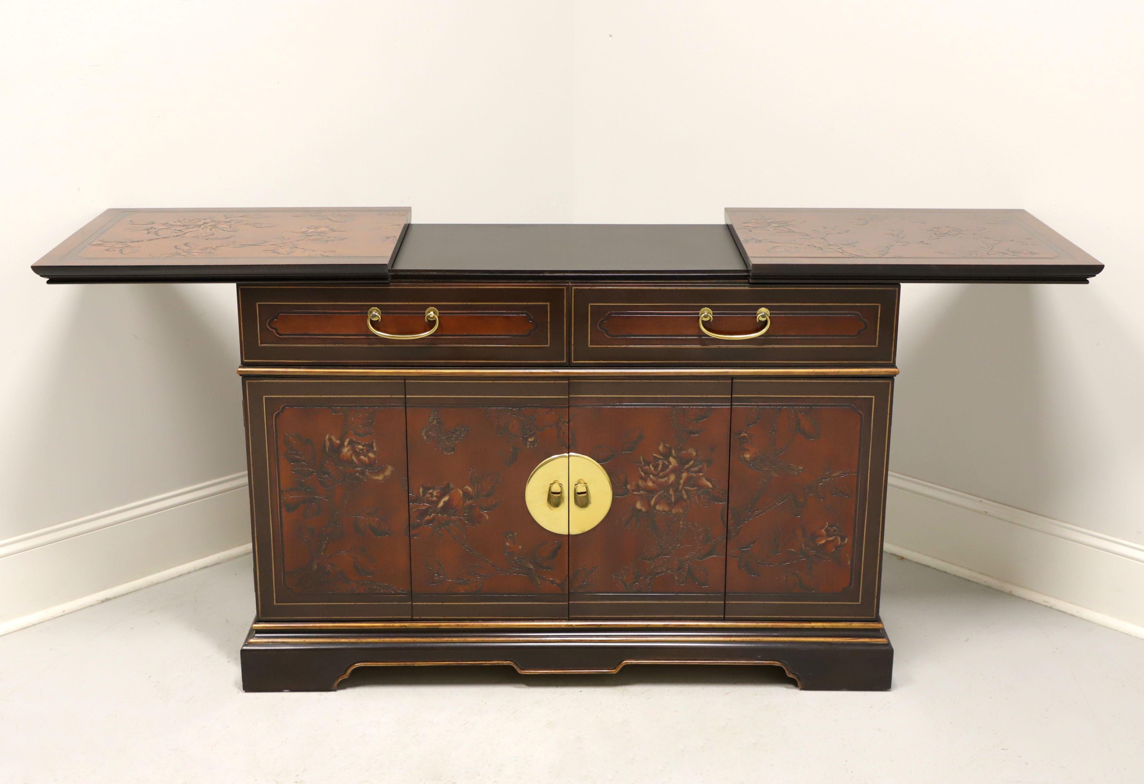 DREXEL HERITAGE Asian Chinoiserie Slide Top Server In Good Condition In Charlotte, NC