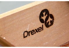 Drexel Heritage Banded Mahogany Chippendale Five-Drawer Bachelor Chest