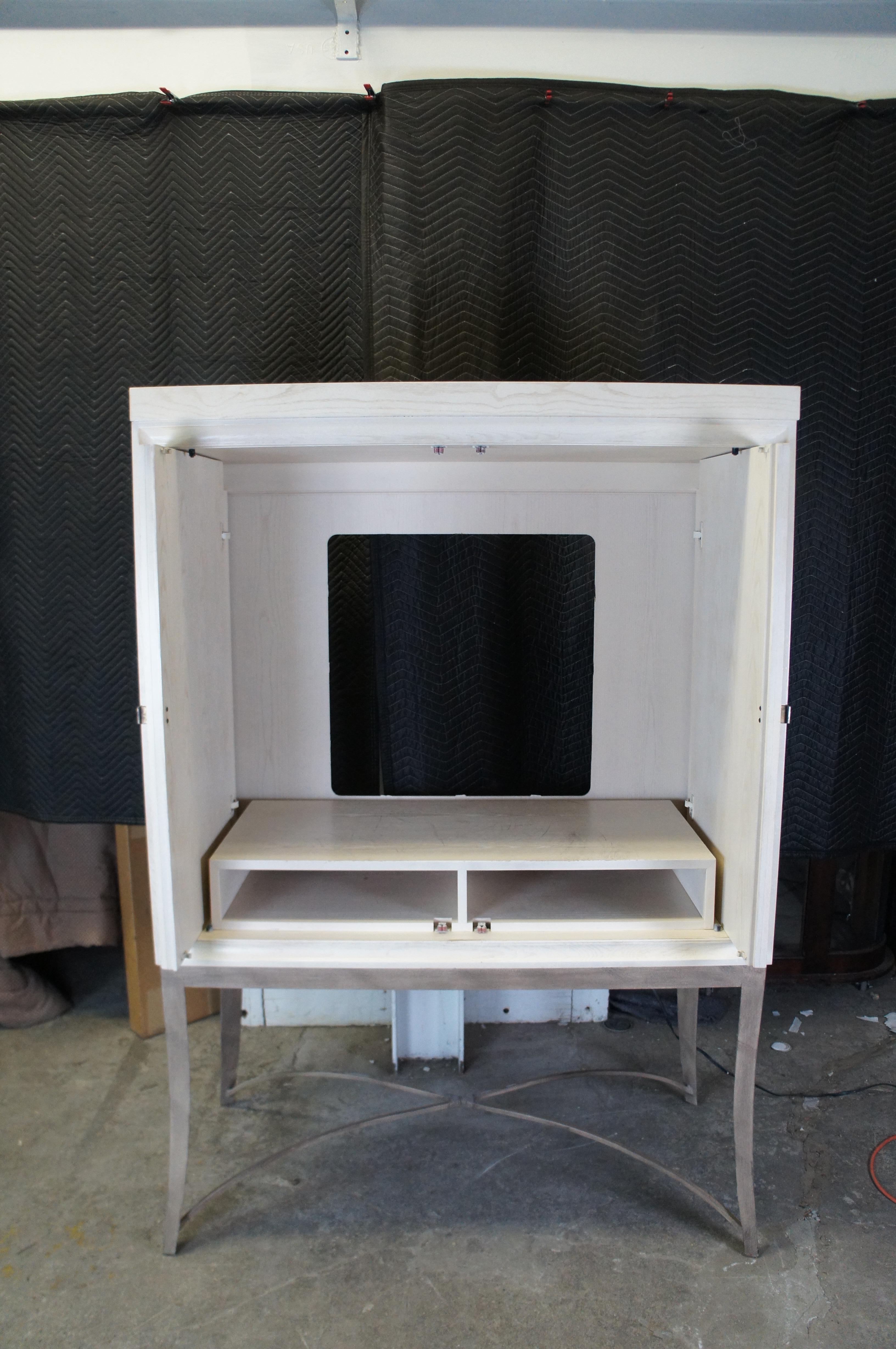 20th Century Drexel Heritage Cabochon TV Console Entertainment Center Cabinet 868-960 72