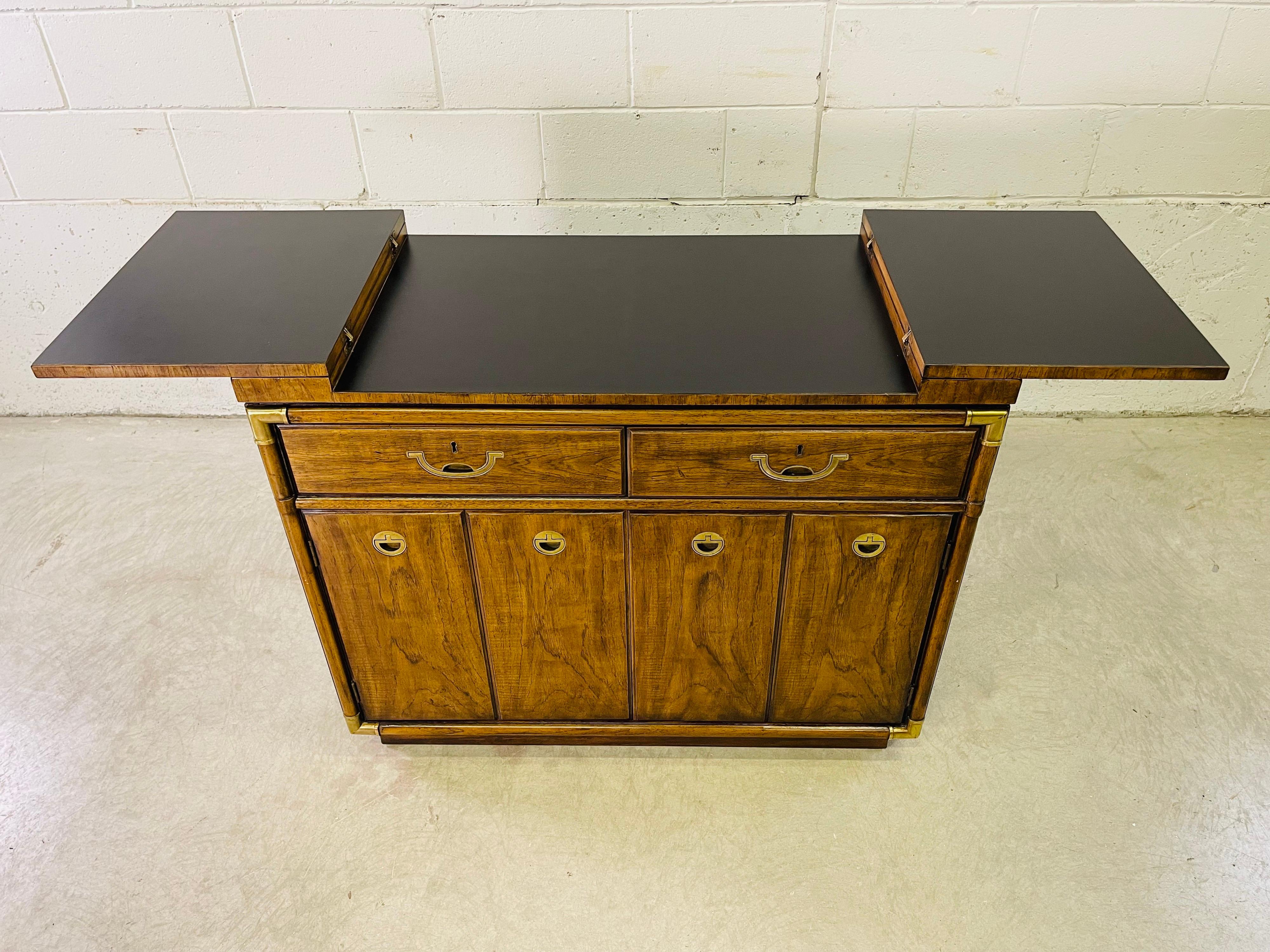 20th Century Drexel Heritage Campaign Style Server For Sale