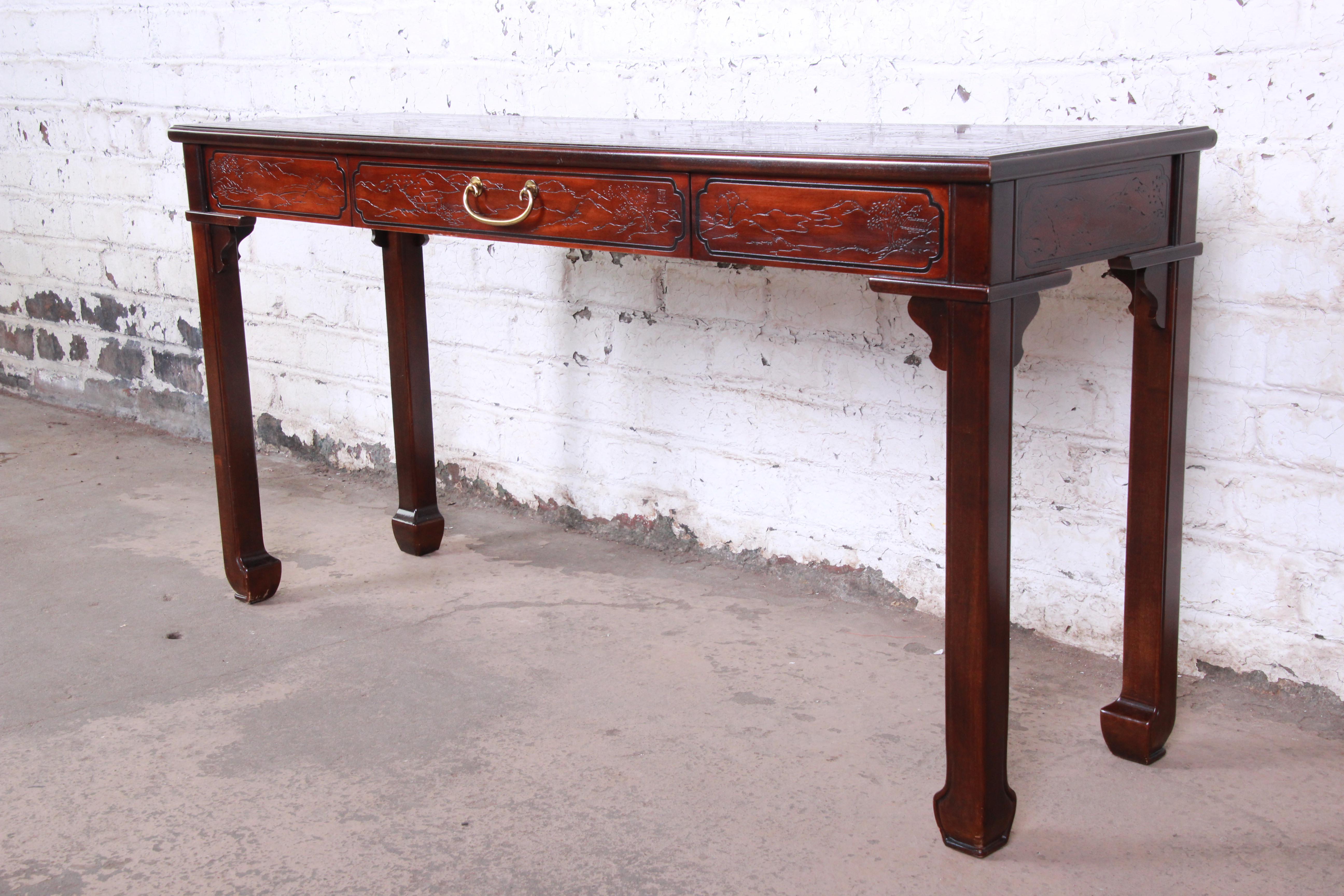 drexel heritage console table