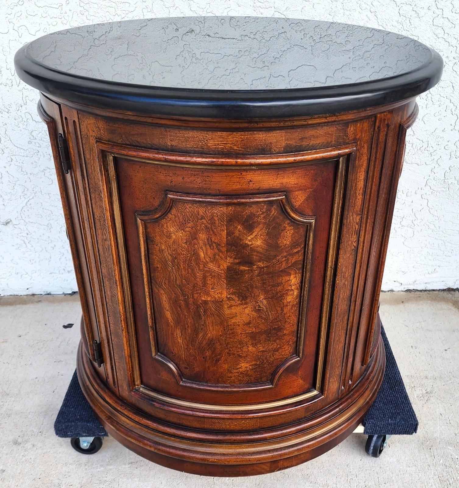 Drexel Heritage Casa Vida Side Center Drum Table For Sale 5