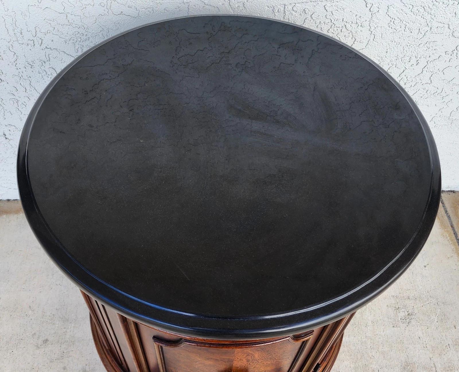 Drexel Heritage Casa Vida Side Center Drum Table In Good Condition For Sale In Lake Worth, FL